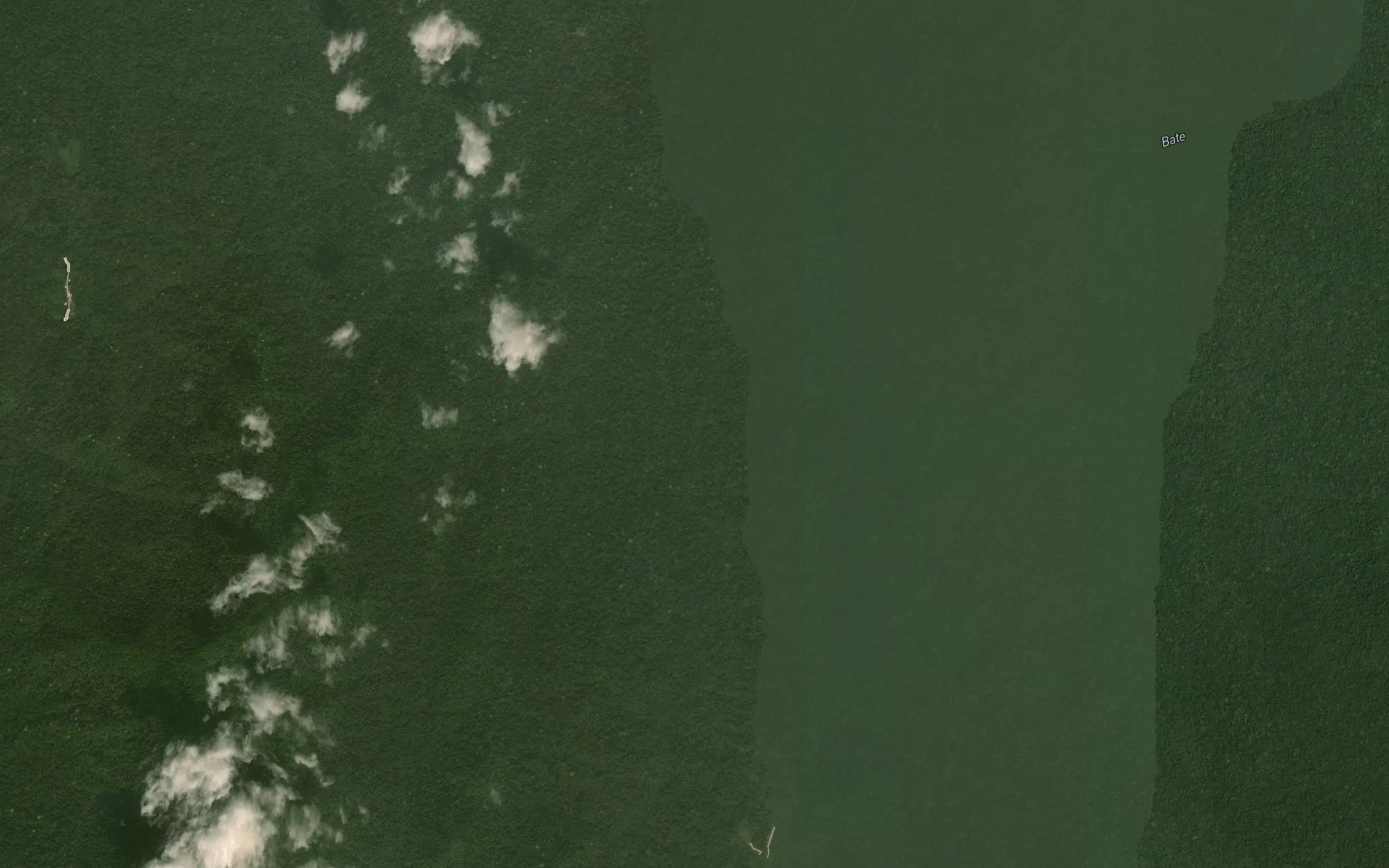 Satellite map of the River Ogba
