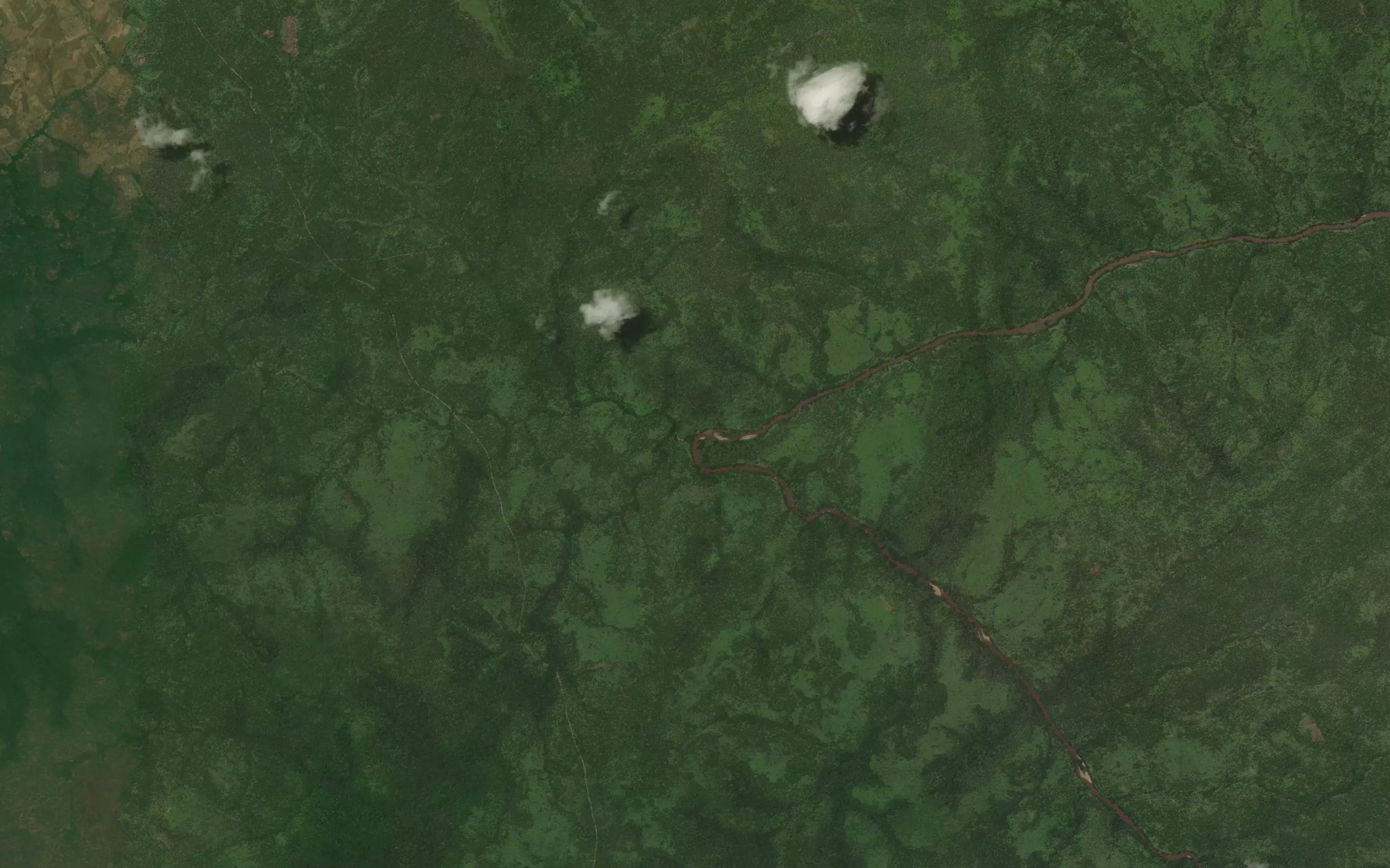 Satellite map of the River Gorenji