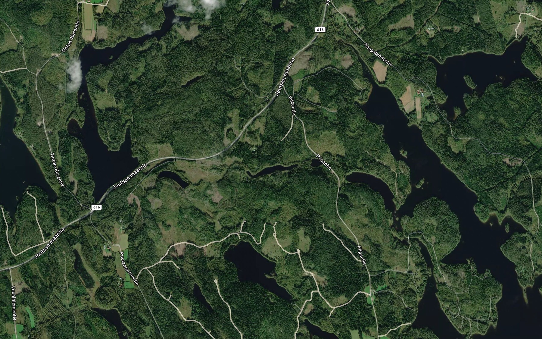 Satellite map of the Heinalampi