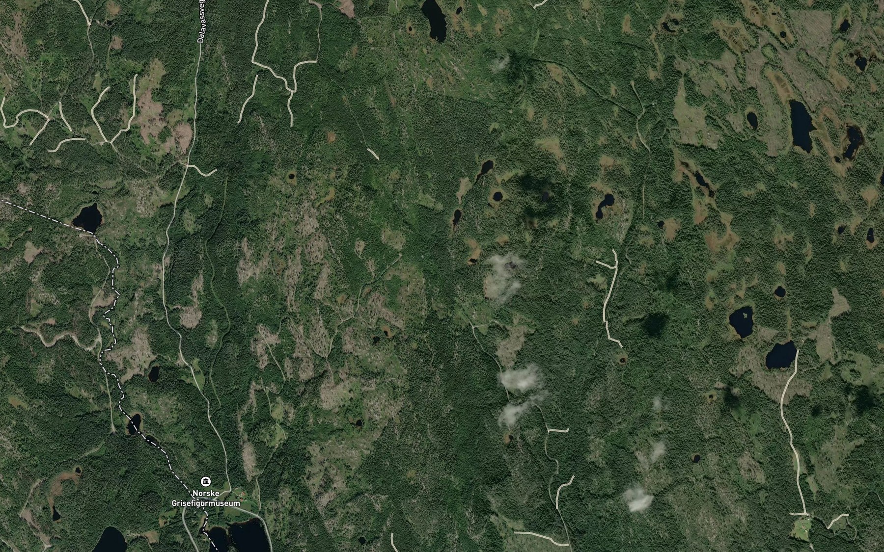 Satellite map of the Vestre Dragbekken