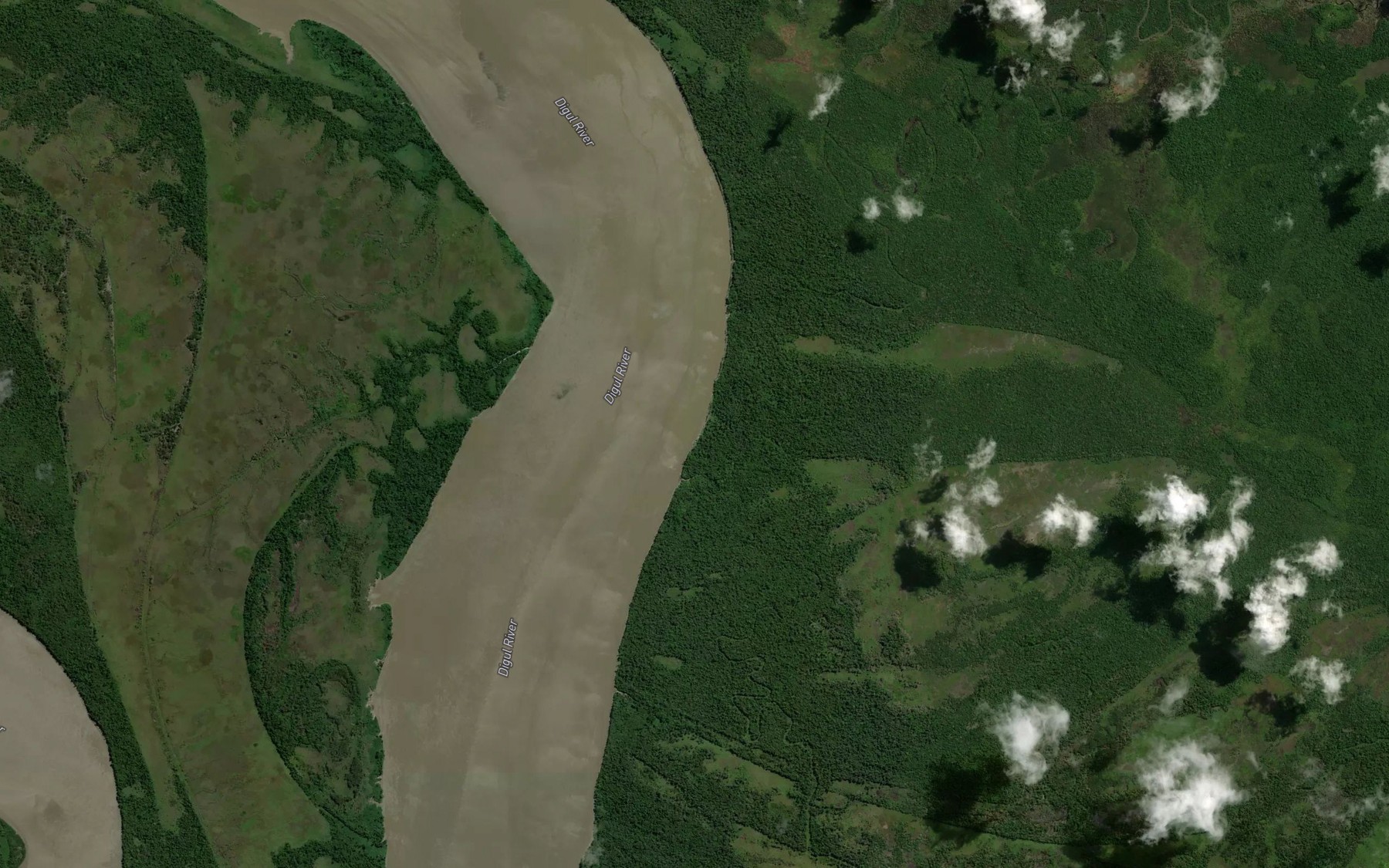 Satellite map of the Gimarre