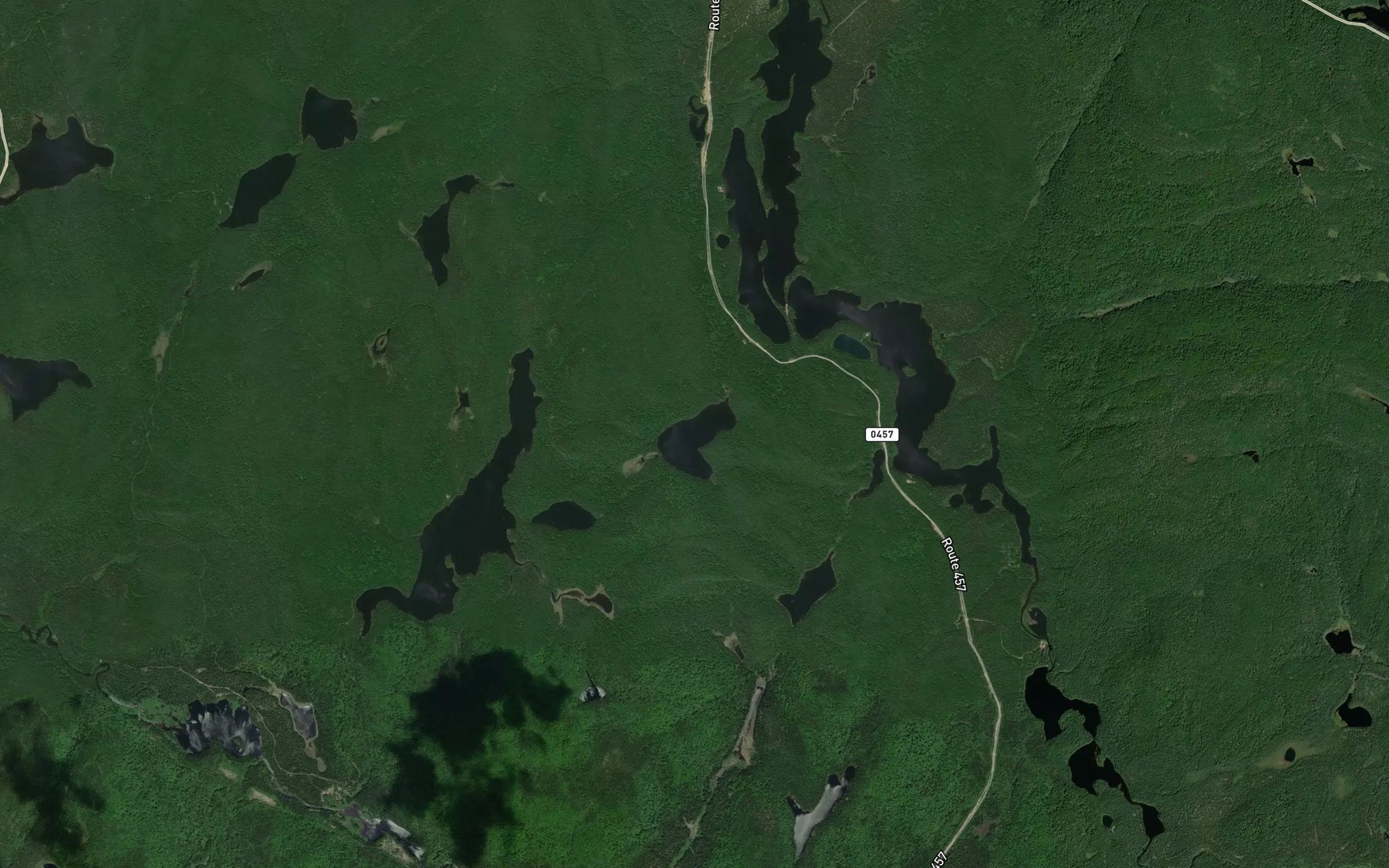 Satellite map of the Lac Tadek