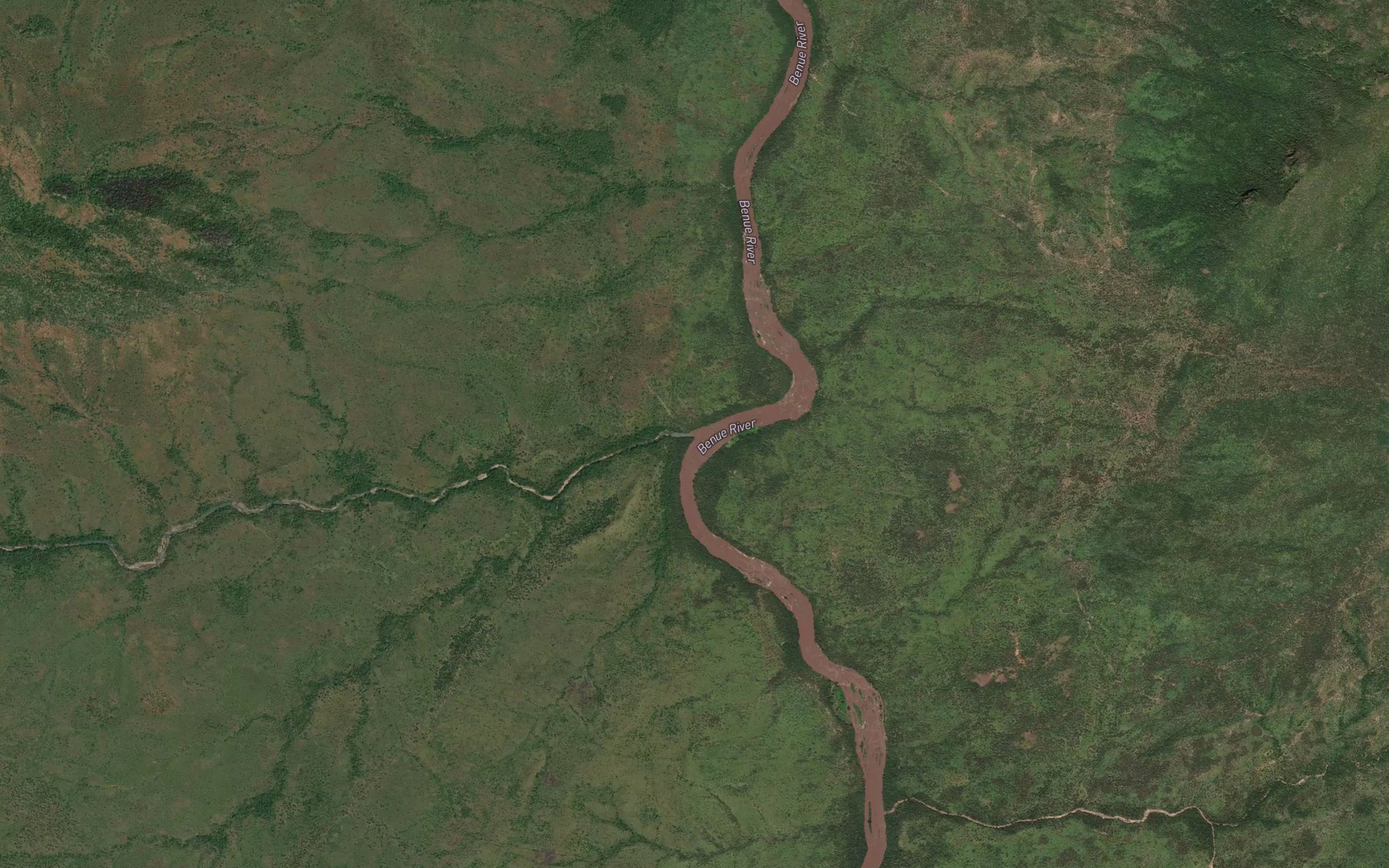 Satellite map of the Mayo Bam