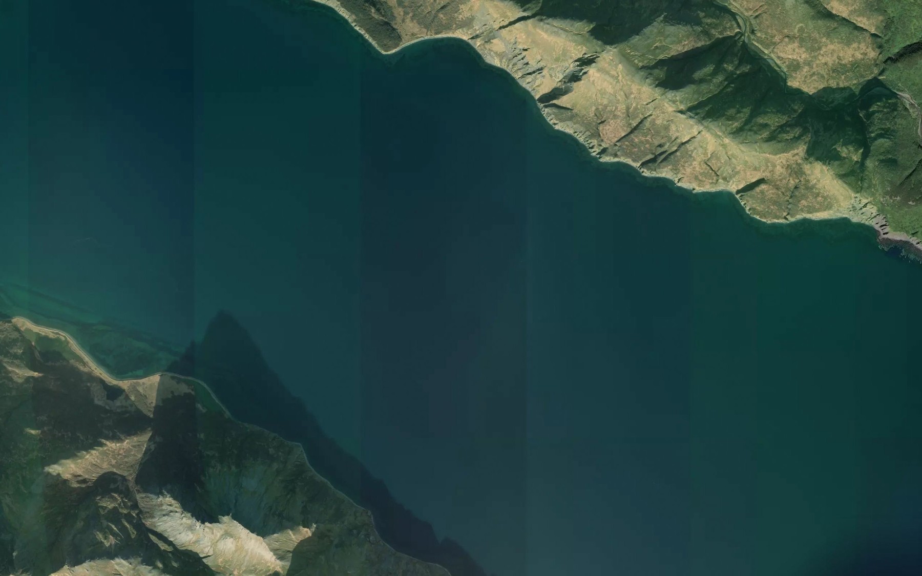 Satellite map of the Dorenoi Bay