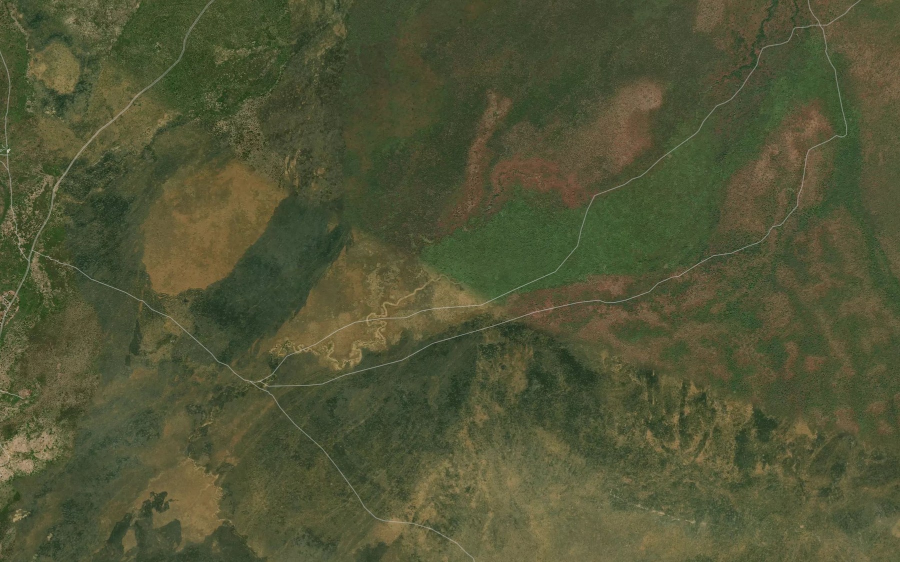 Satellite map of the Rafin Tal