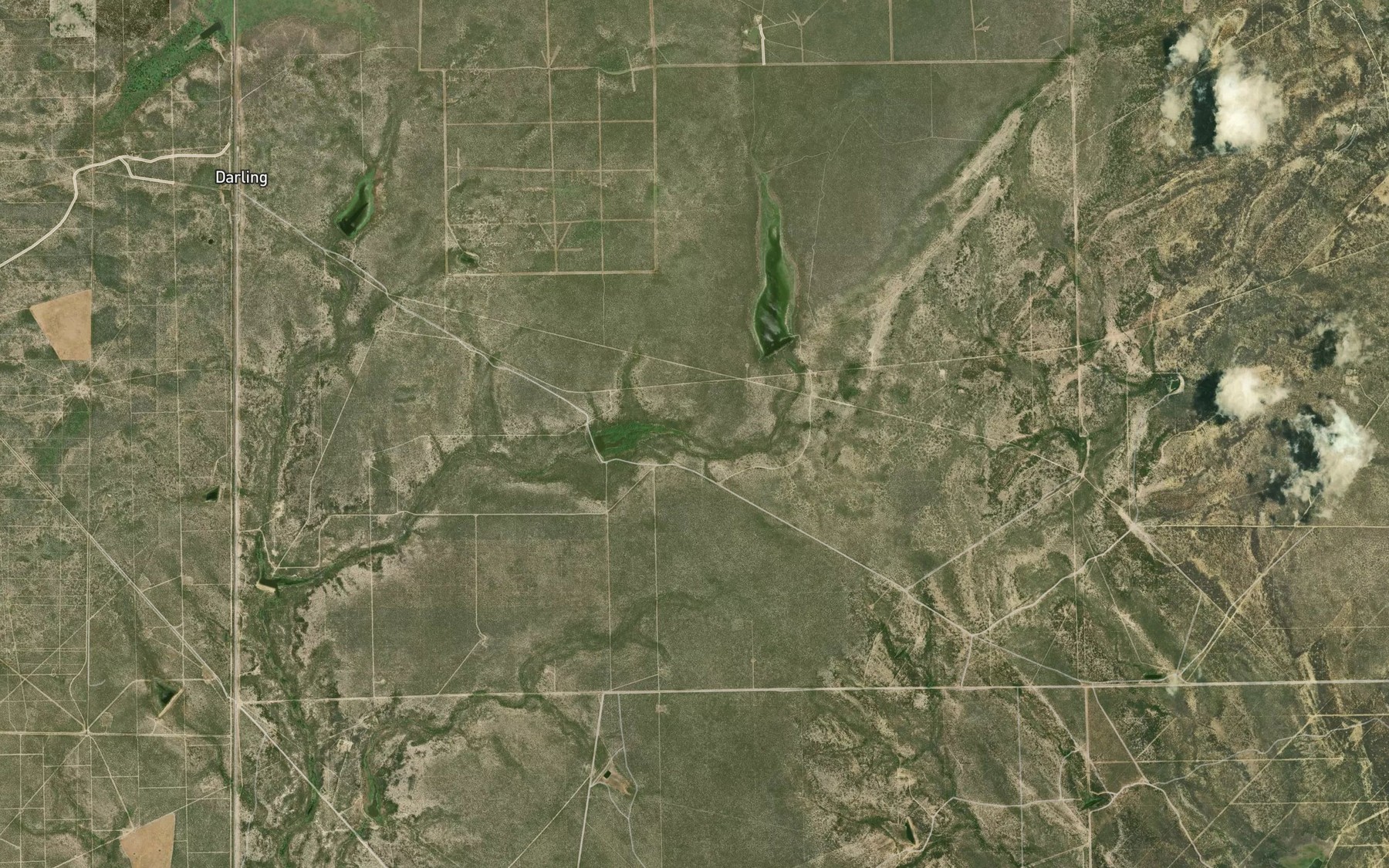 Satellite map of the Saner Lake Number 3