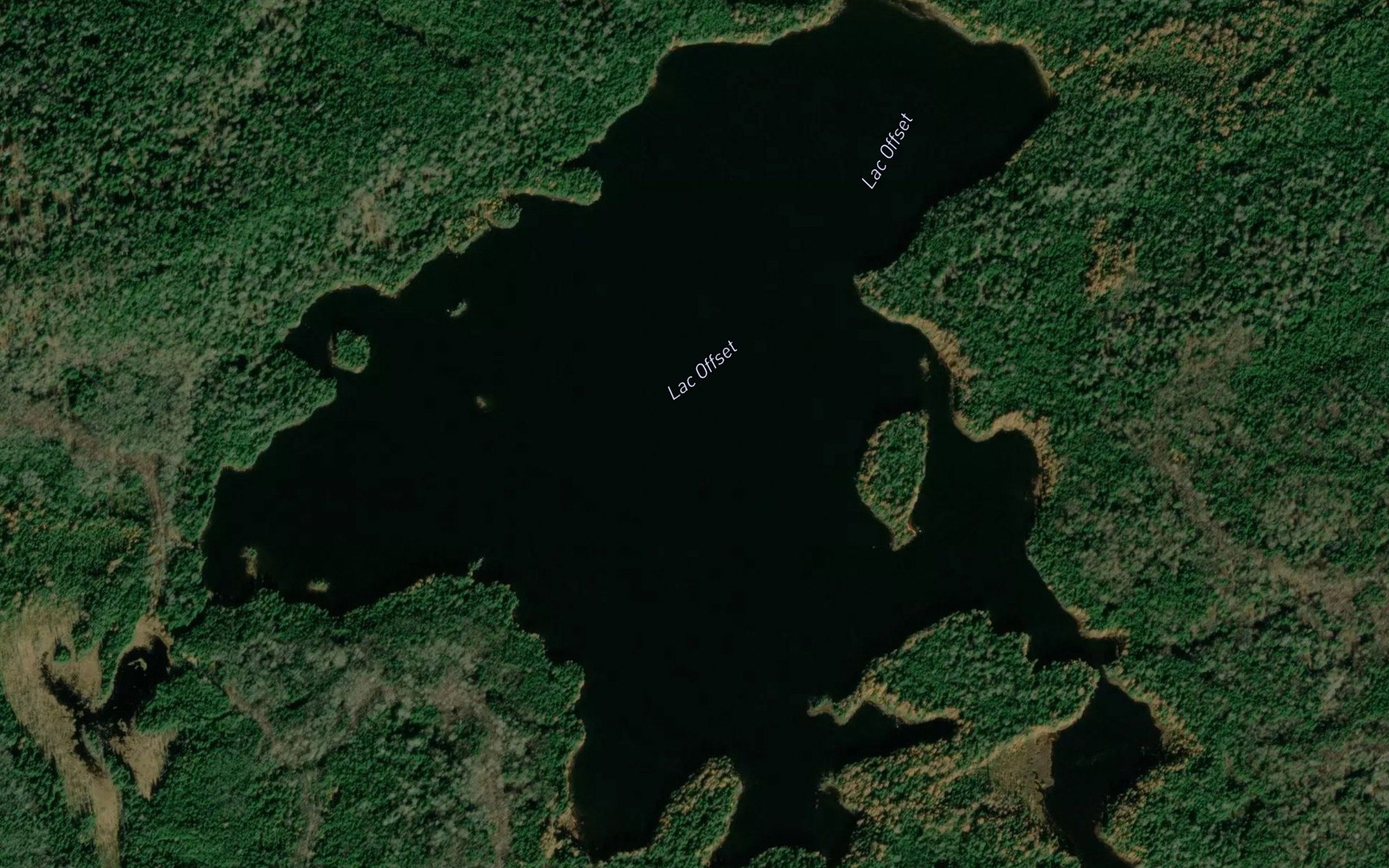 Satellite map of the Lac Offset