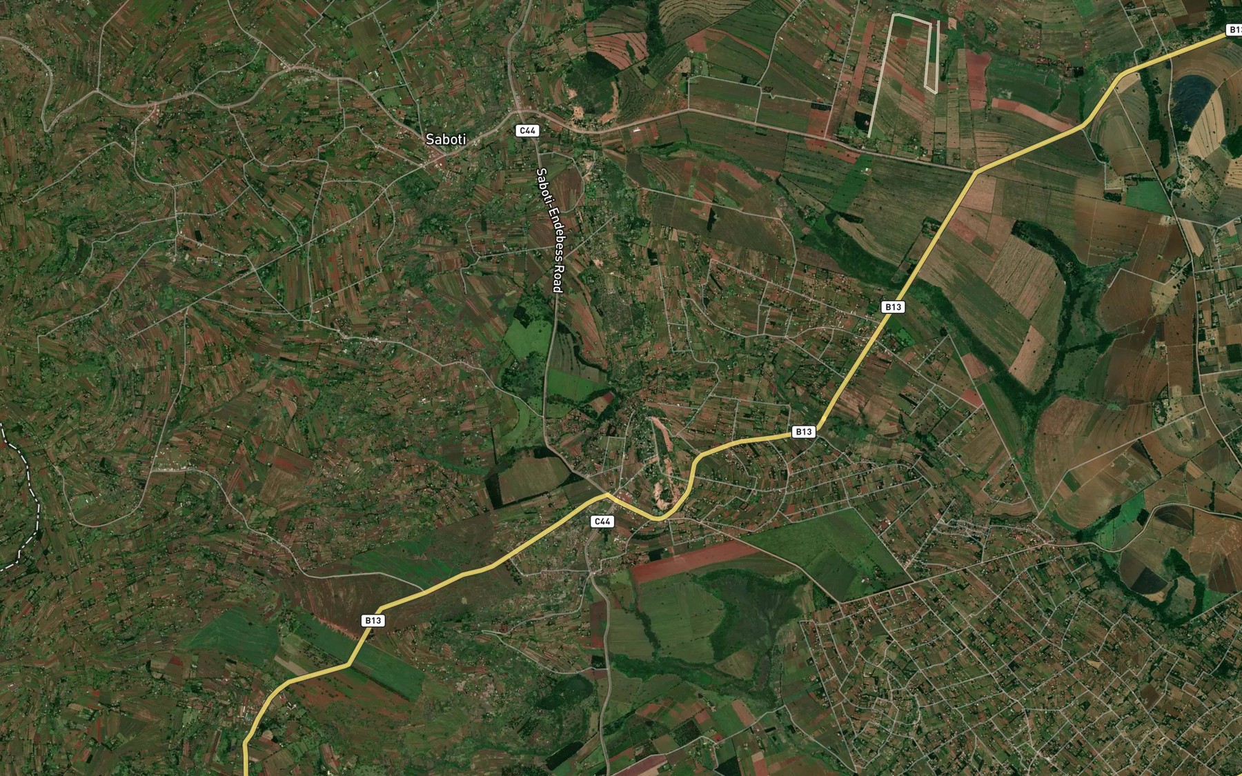 Satellite map of the Chepkimon
