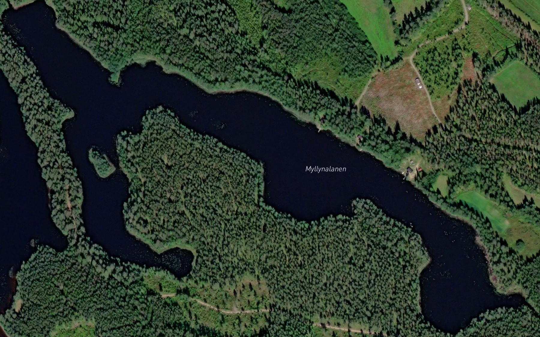 Satellite map of the Myllynalanen
