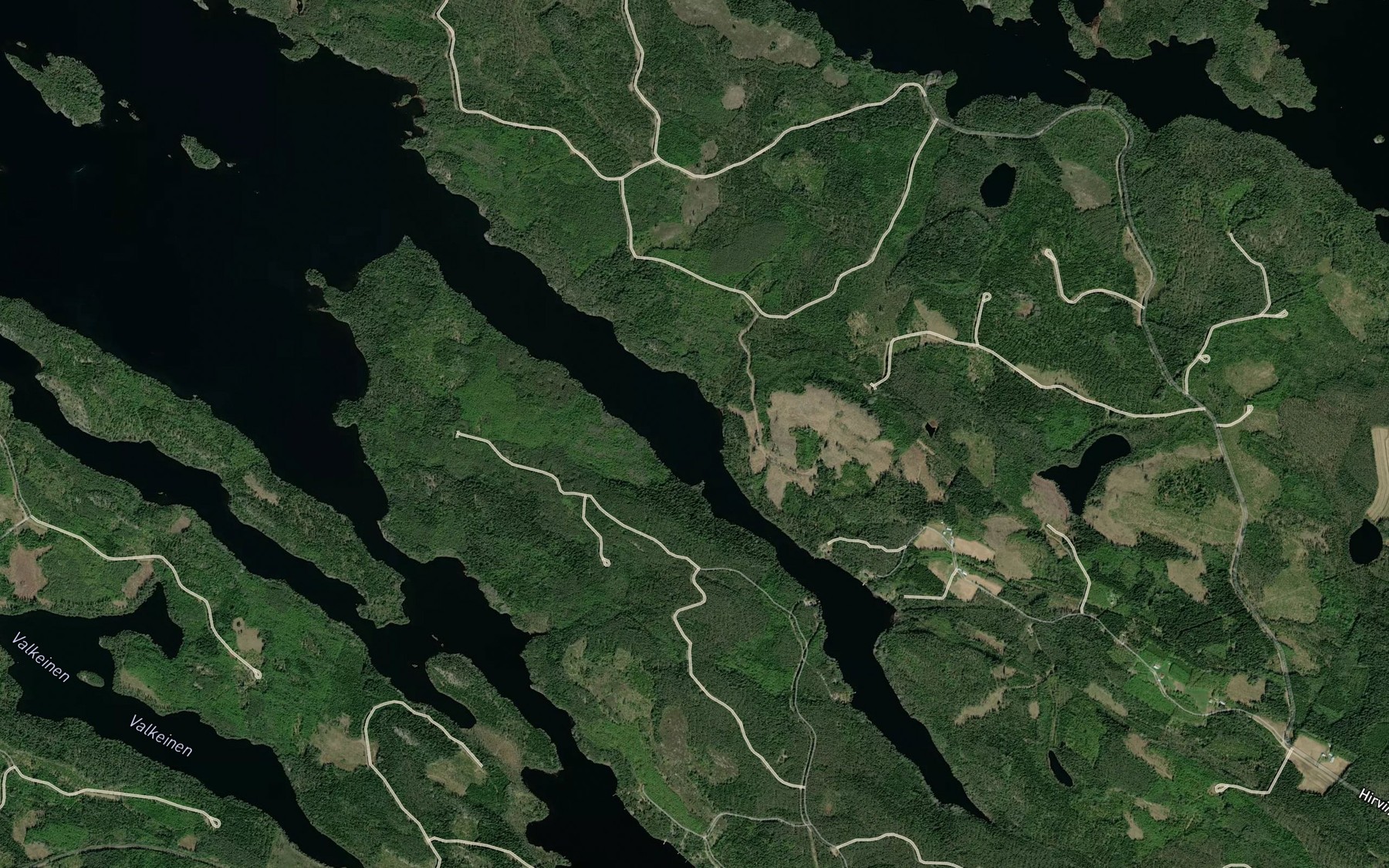 Satellite map of the Suppulahti