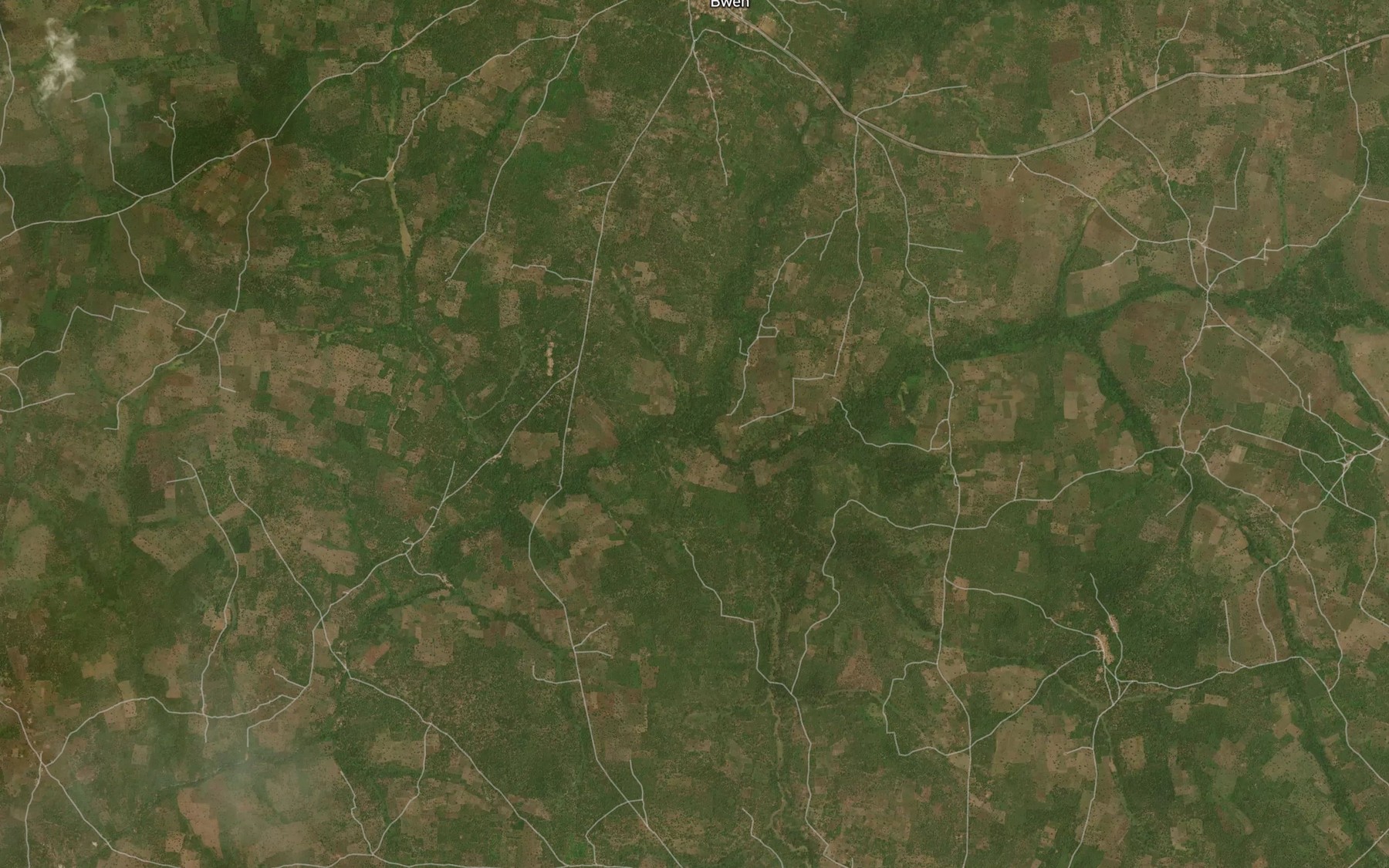Satellite map of the River Wurusun