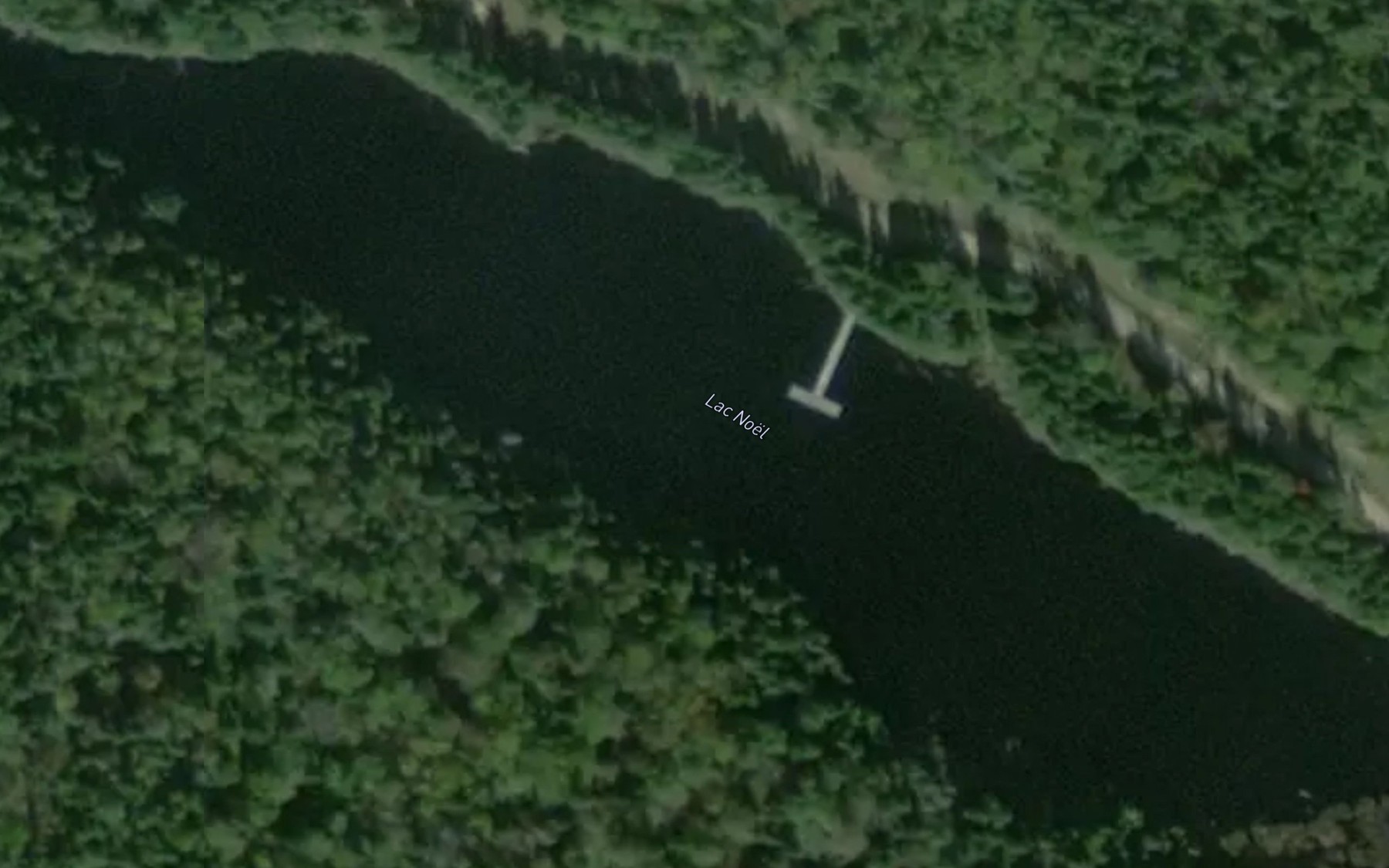 Satellite map of the Lac Noel