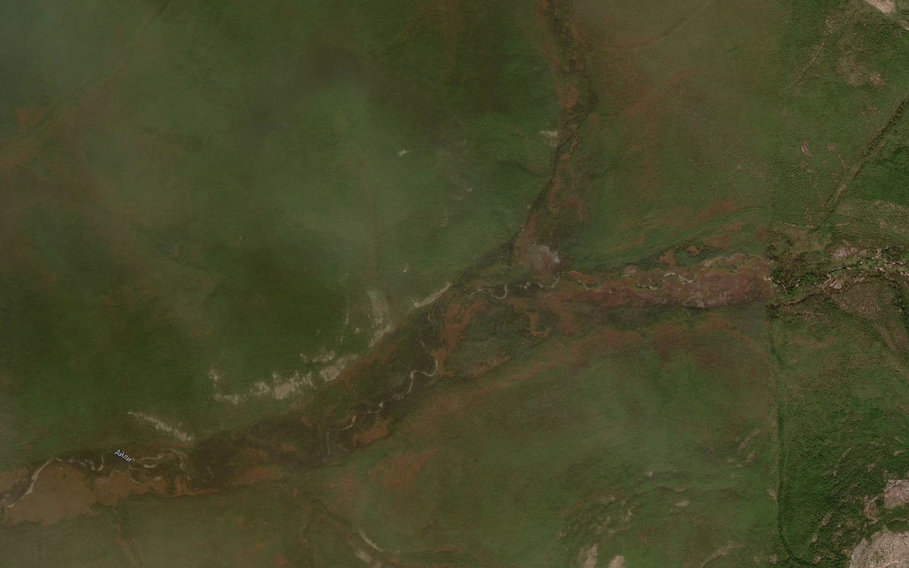 Satellite map of the Merzlyy