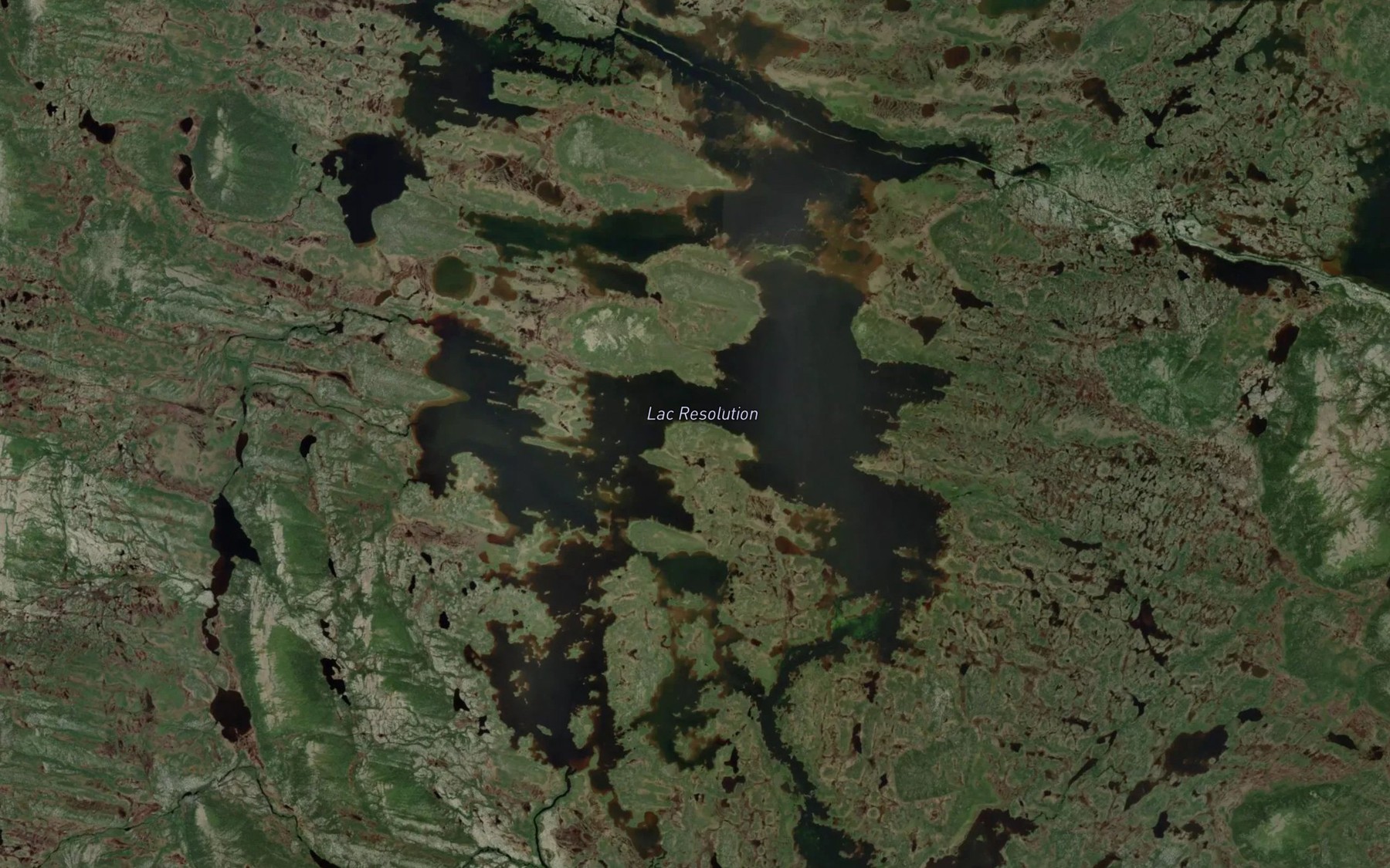 Satellite map of the Lac Resolution