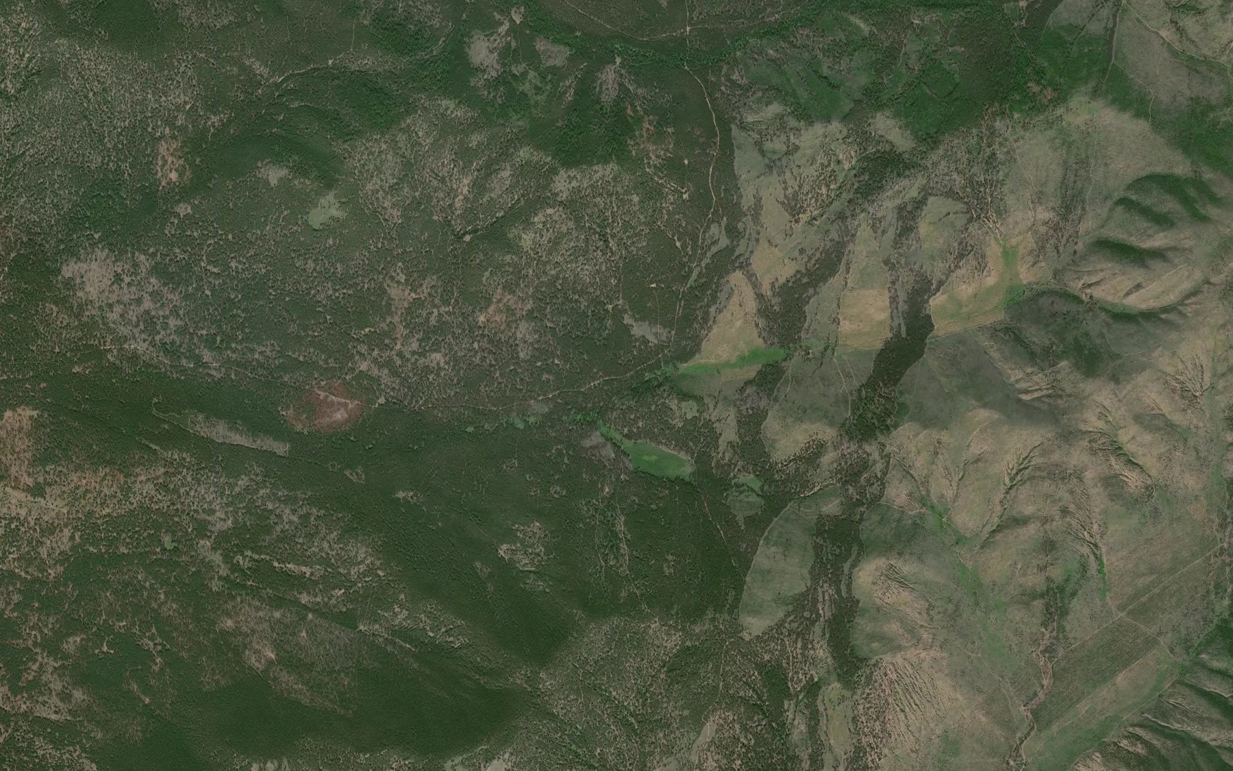 Satellite map of the Pad' Bodokho