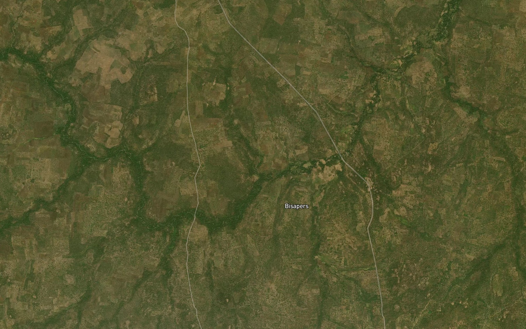 Satellite map of the River Kobi