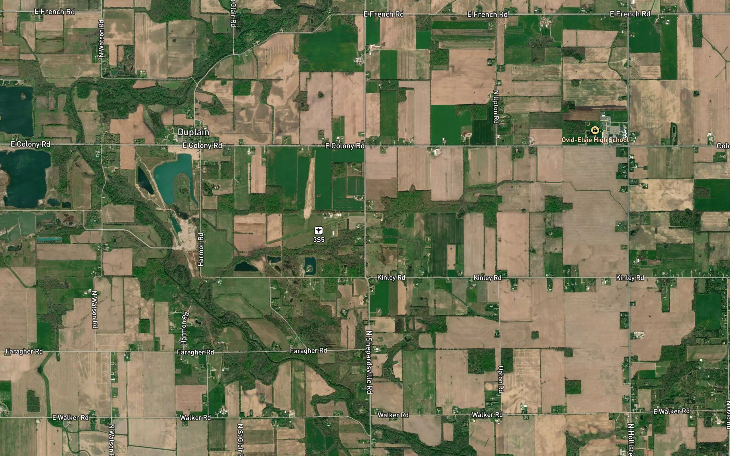 Duplain and Ovid Drain