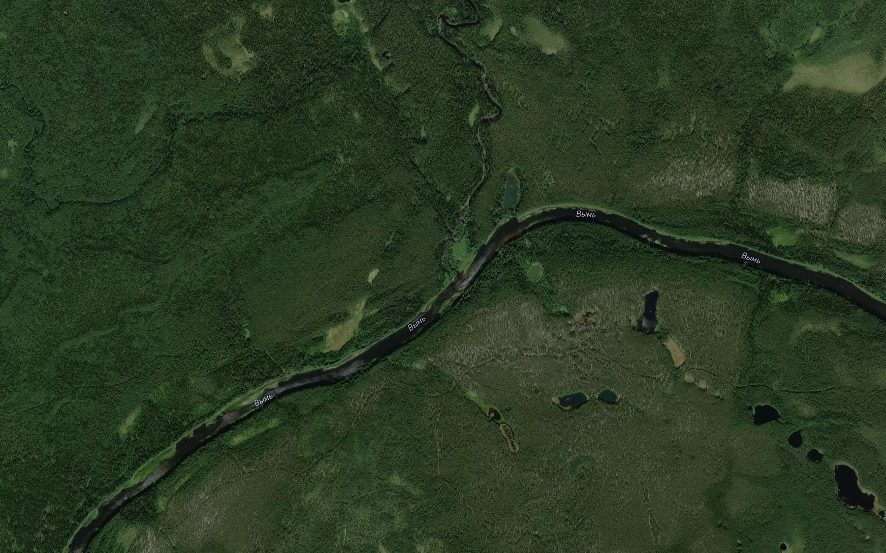 Satellite map of the Nemyn