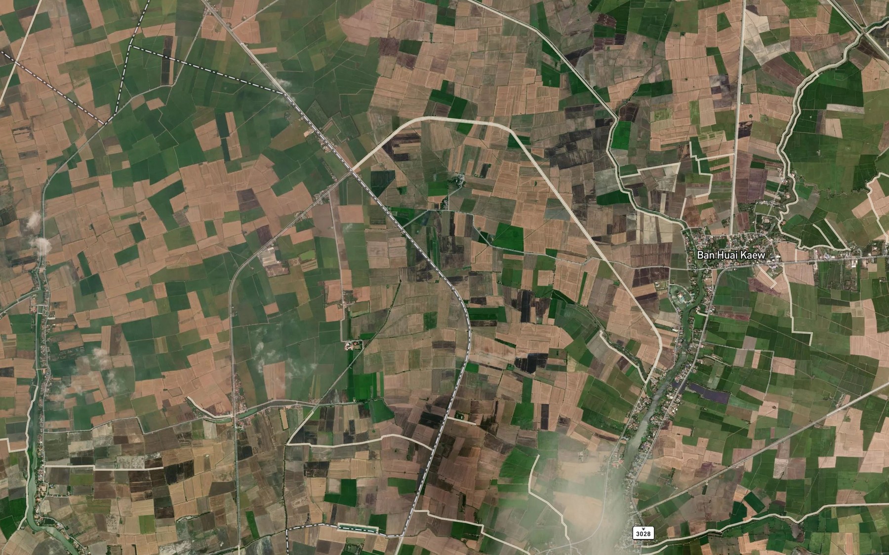 Satellite map of the Khlong Tha Tako