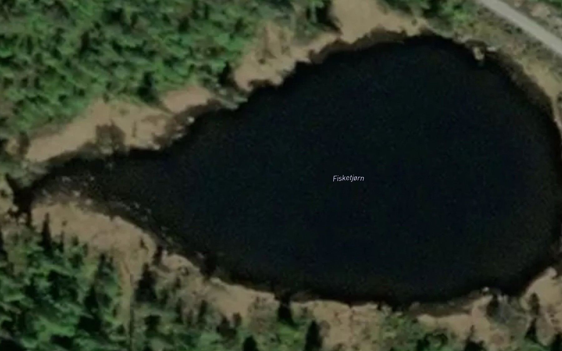 Satellite map of the Fisketjorn