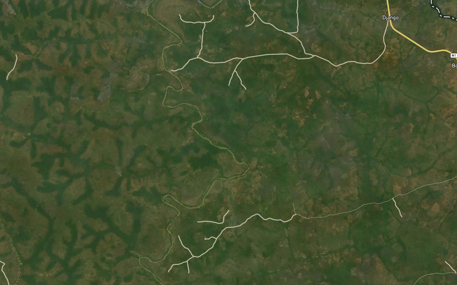 Satellite map of the Molinde