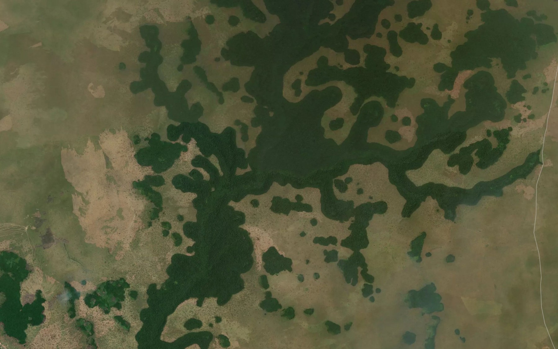 Satellite map of the Kindemi