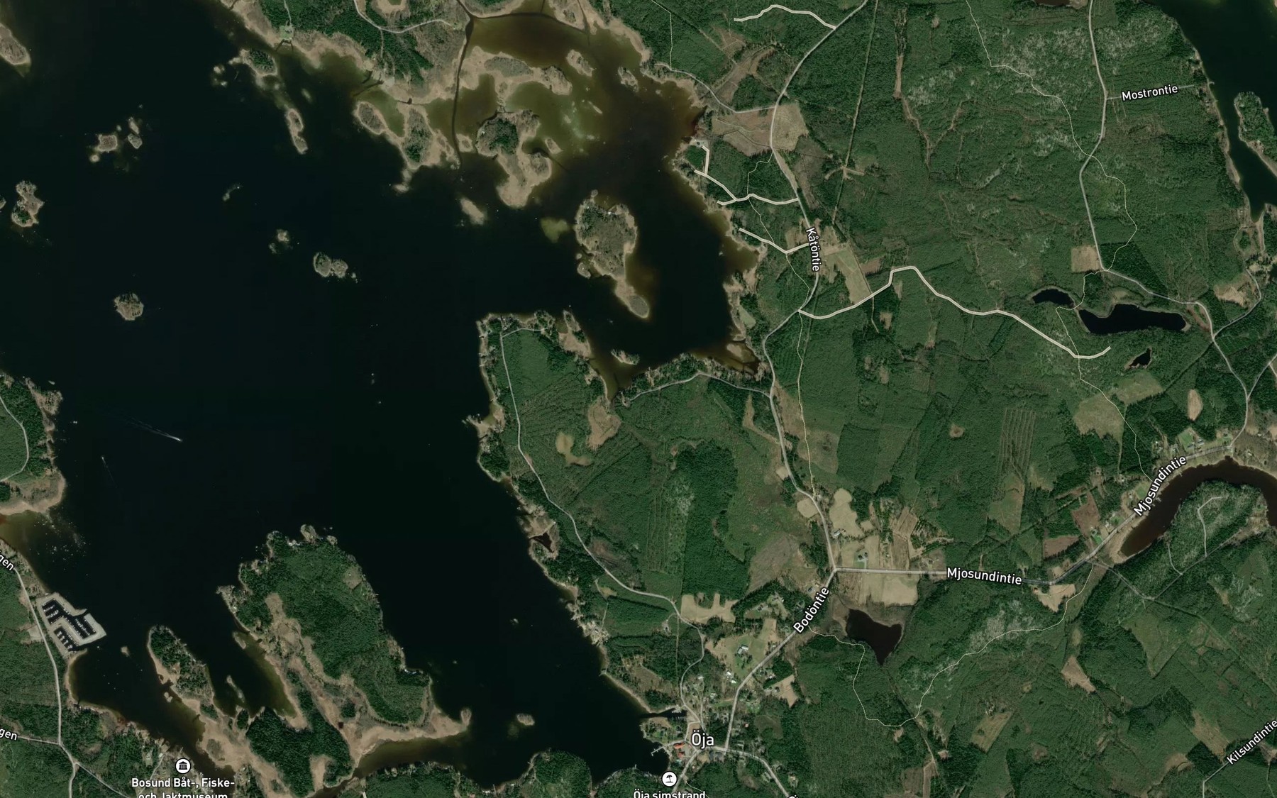 Satellite map of the Palviken
