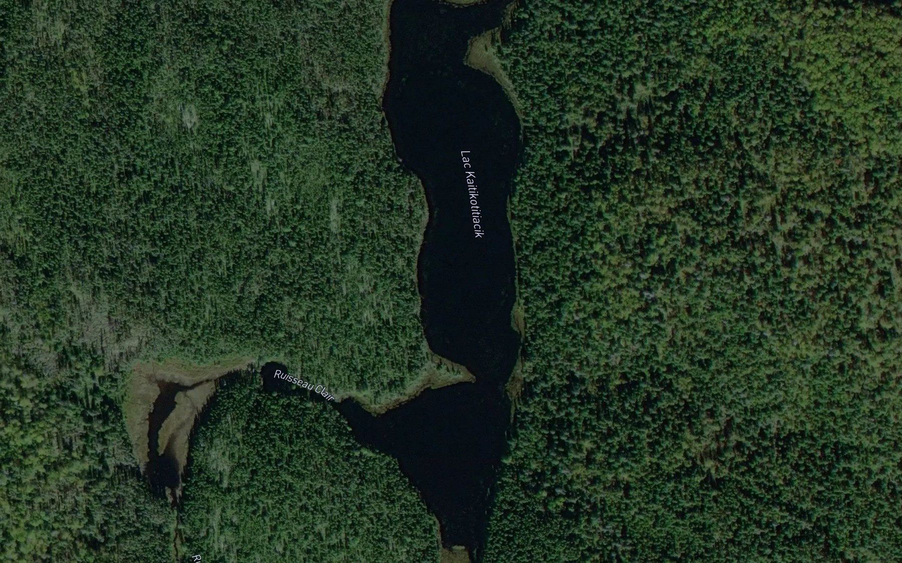 Satellite map of the Lac Kaitikotitiacik