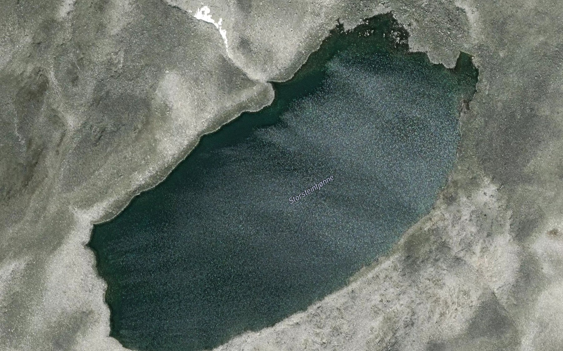 Satellite map of the Storsteintjorni