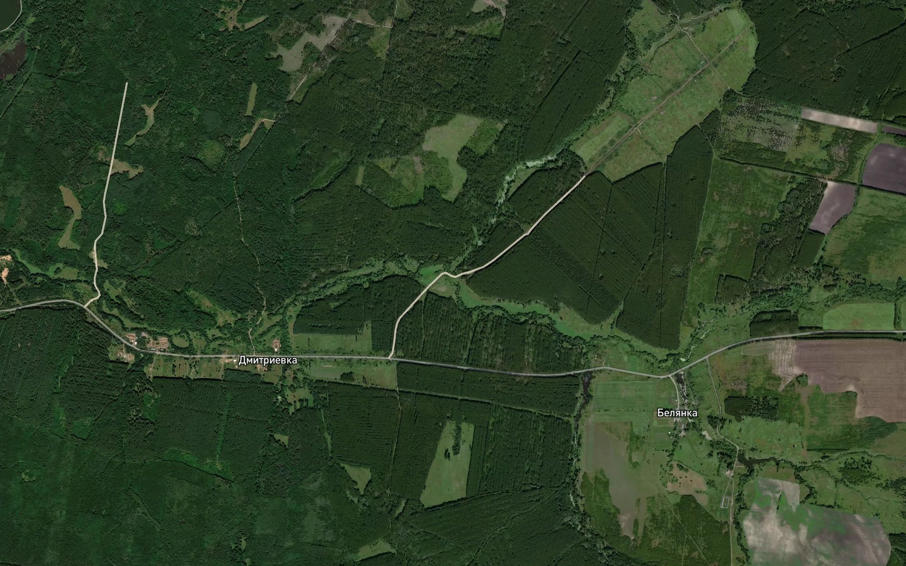 Satellite map of the Morshevka