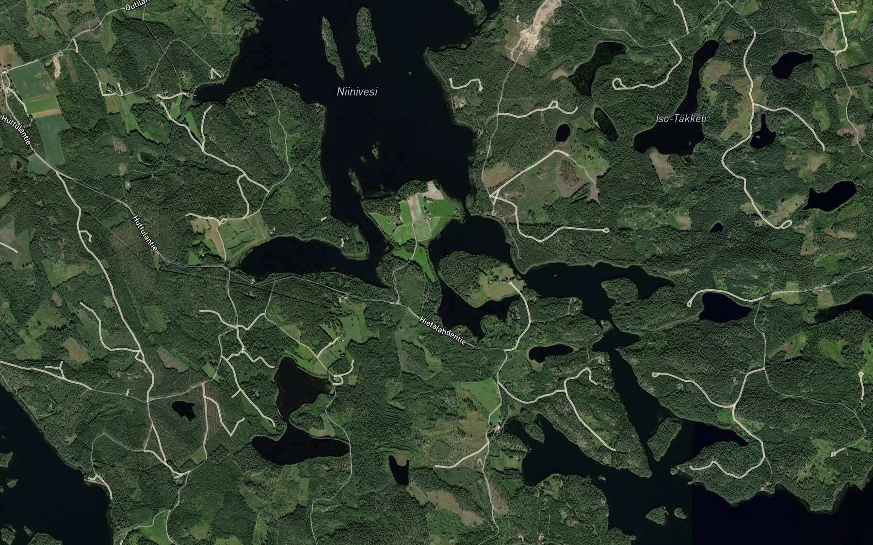 Satellite map of the Kohasalmi