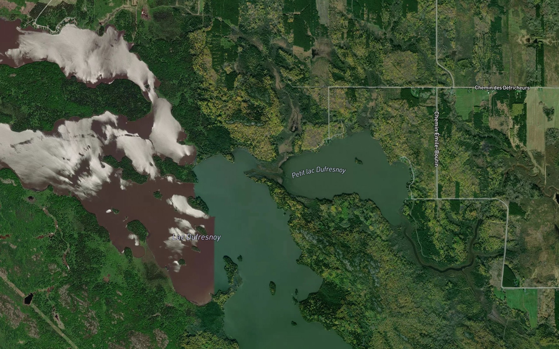 Satellite map of the La Passe
