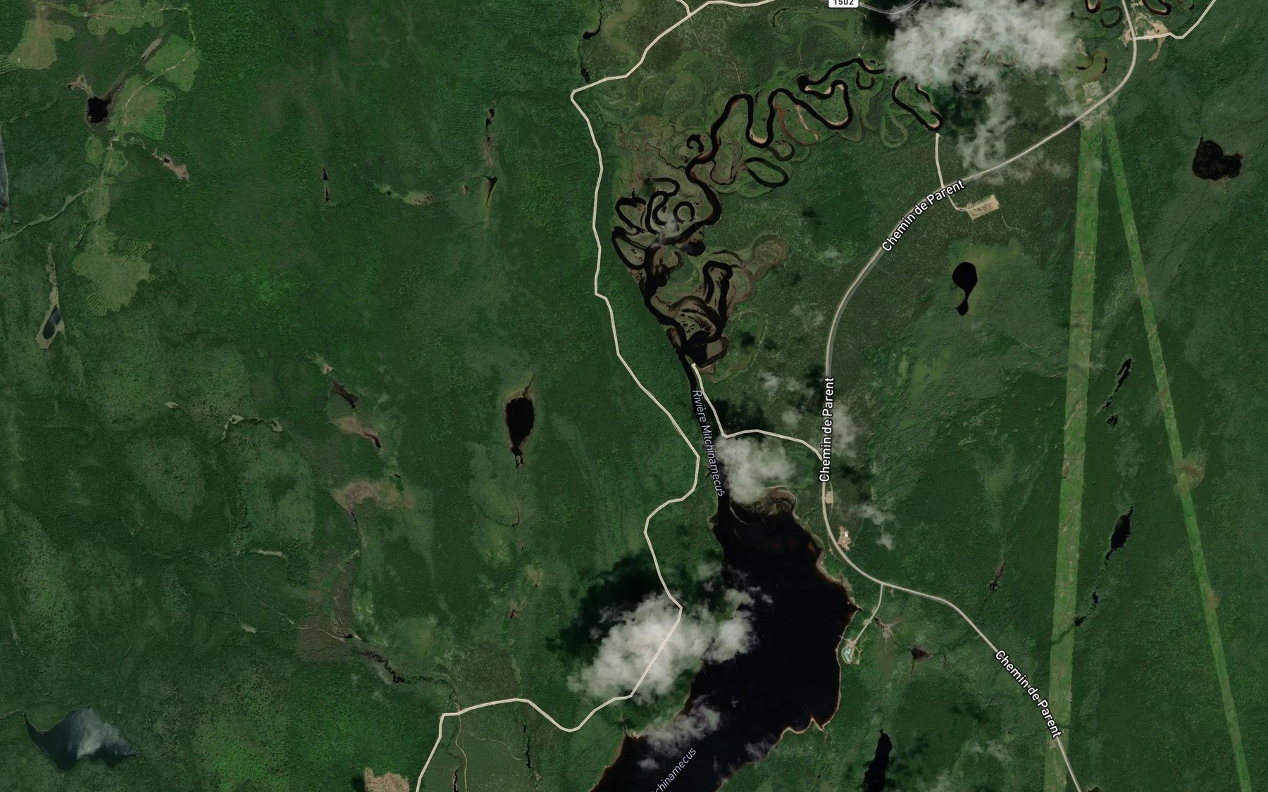 Satellite map of the Rapide Carrier