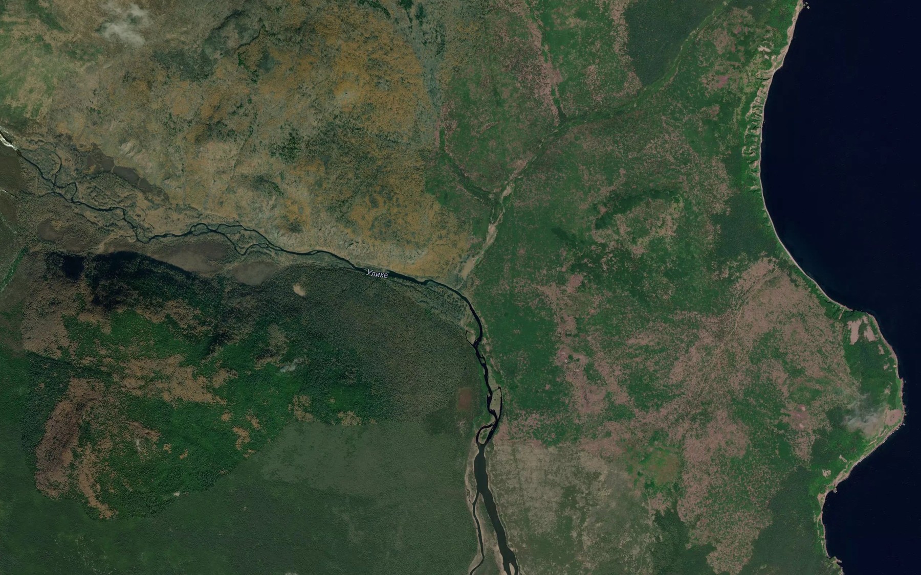 Satellite map of the Ol'khovyy