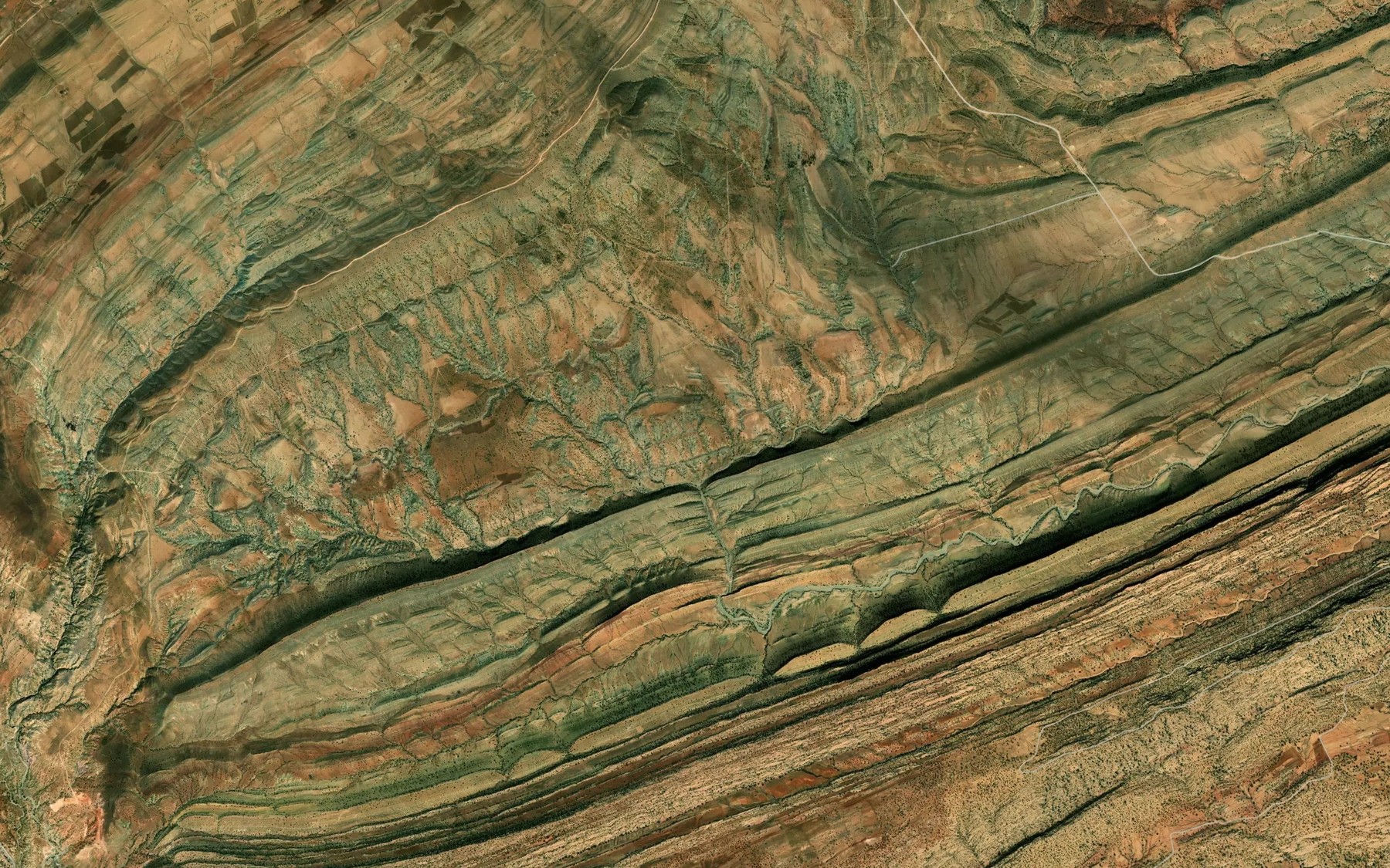 Satellite map of the 'Ain el Bassous