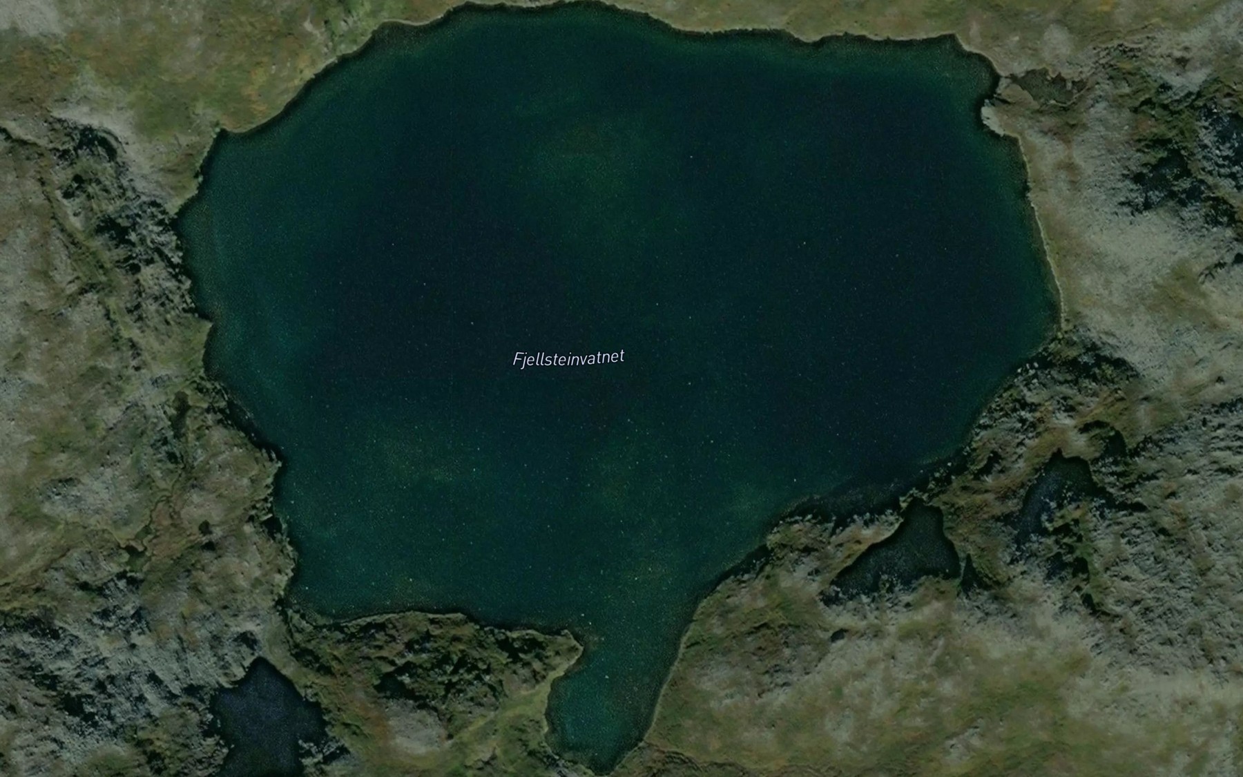Satellite map of the Fjellsteinvannet