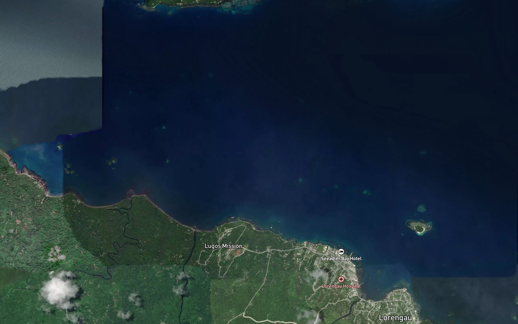 Satellite map of the Lotsar River