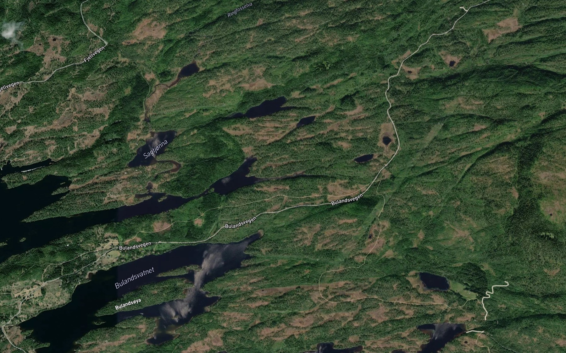 Satellite map of the Sundtjorna