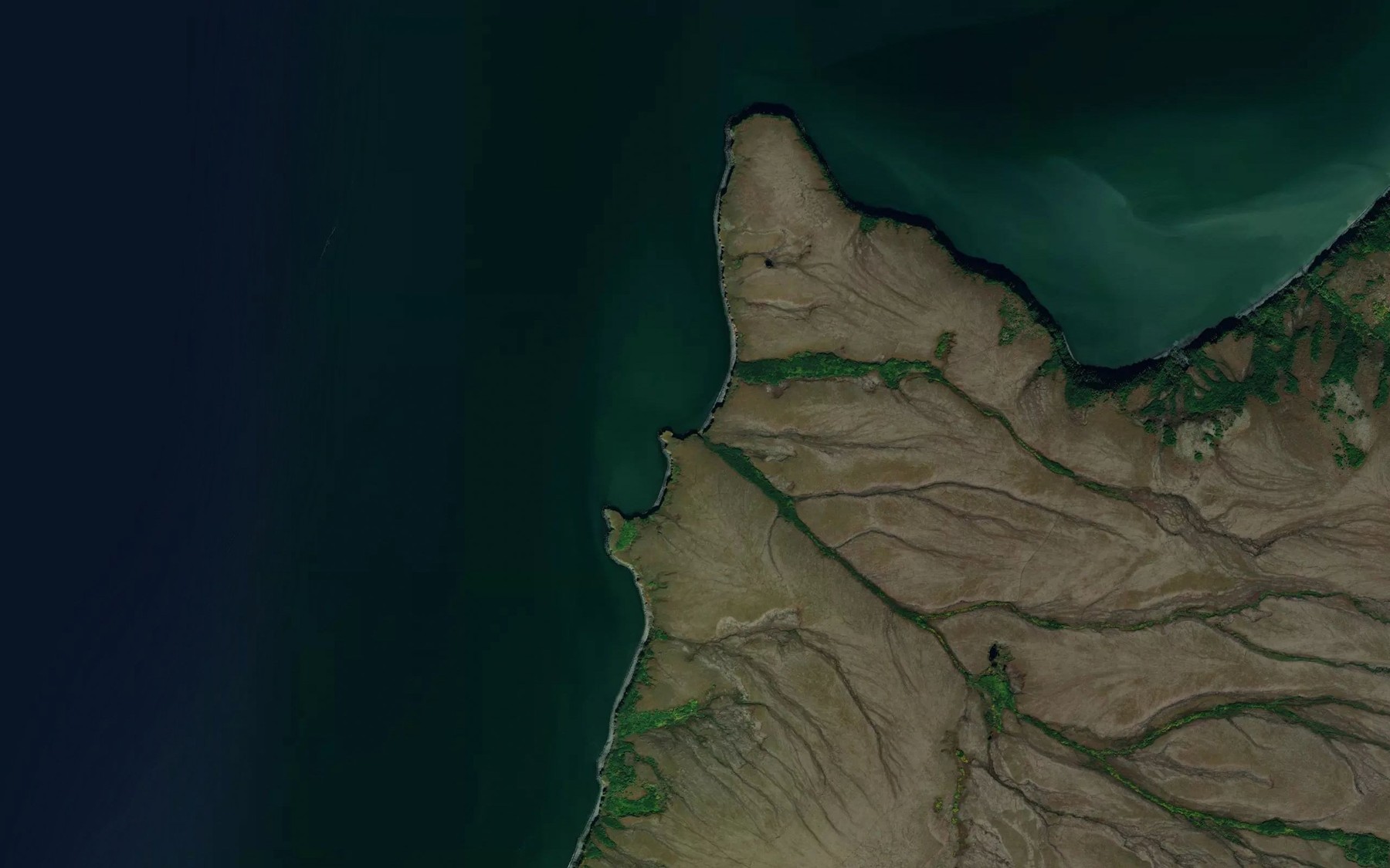 Satellite map of the Ponluktule Creek