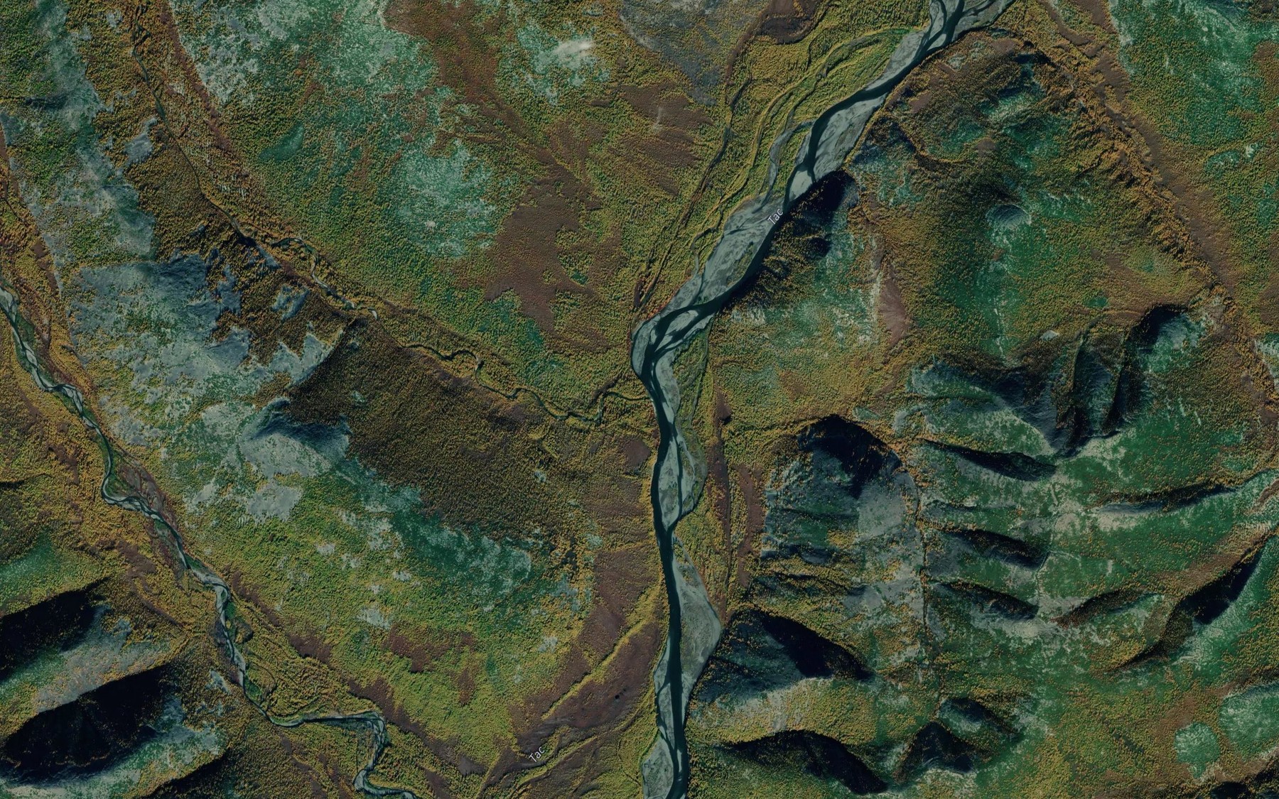 Satellite map of the Groznyy
