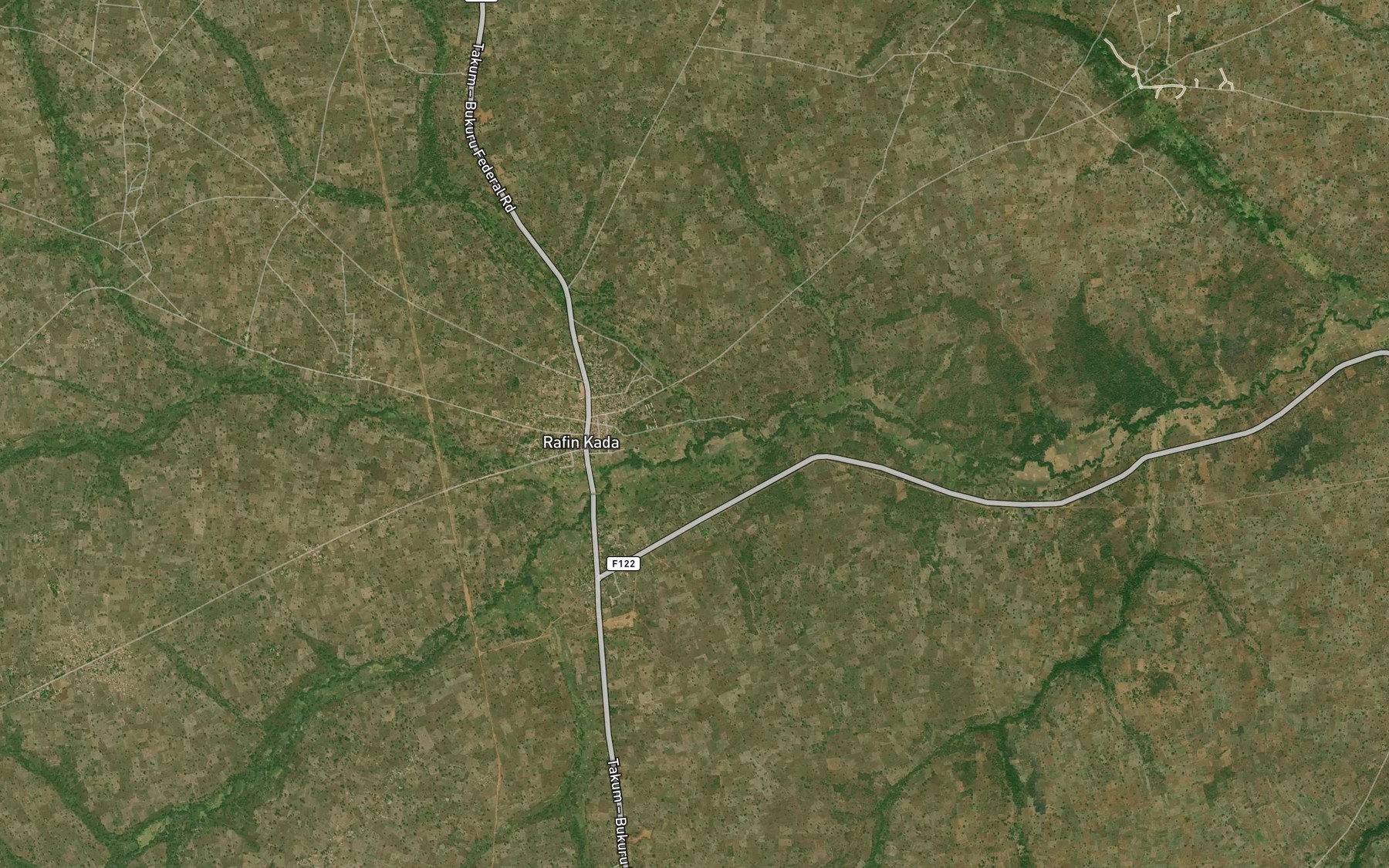 Satellite map of the River Navya