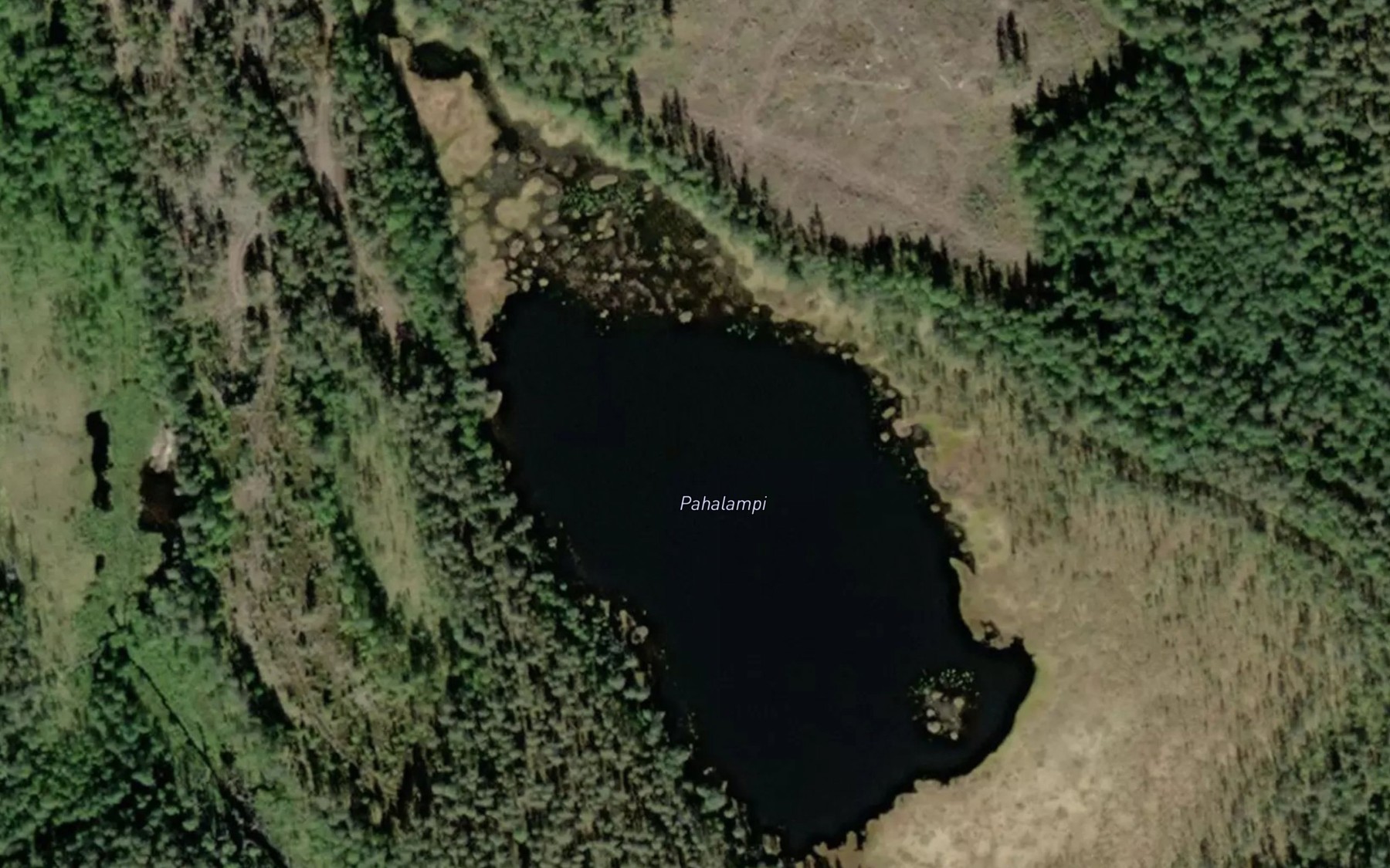 Satellite map of the Pahalampi