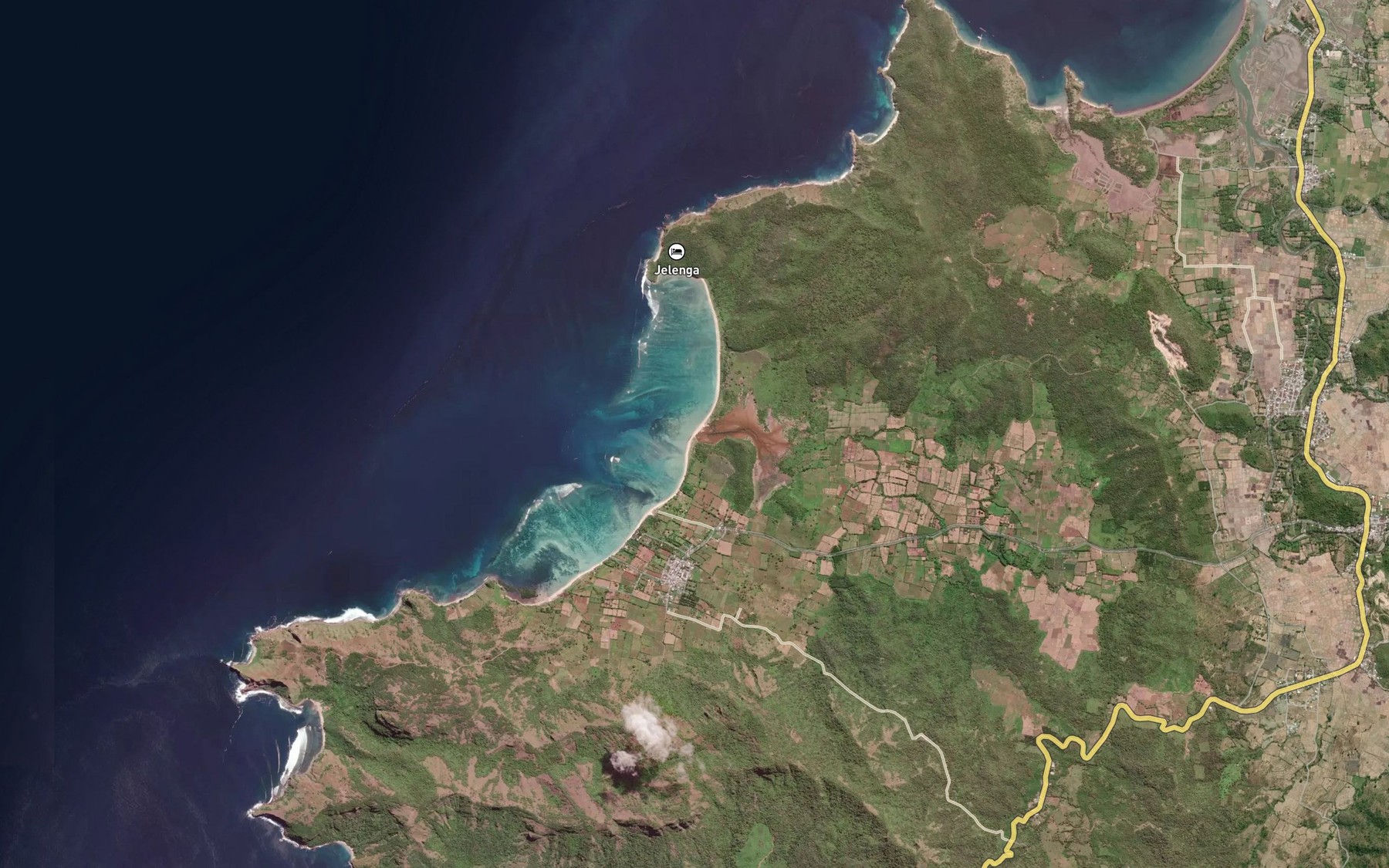 Satellite map of the Brang Batukeriti