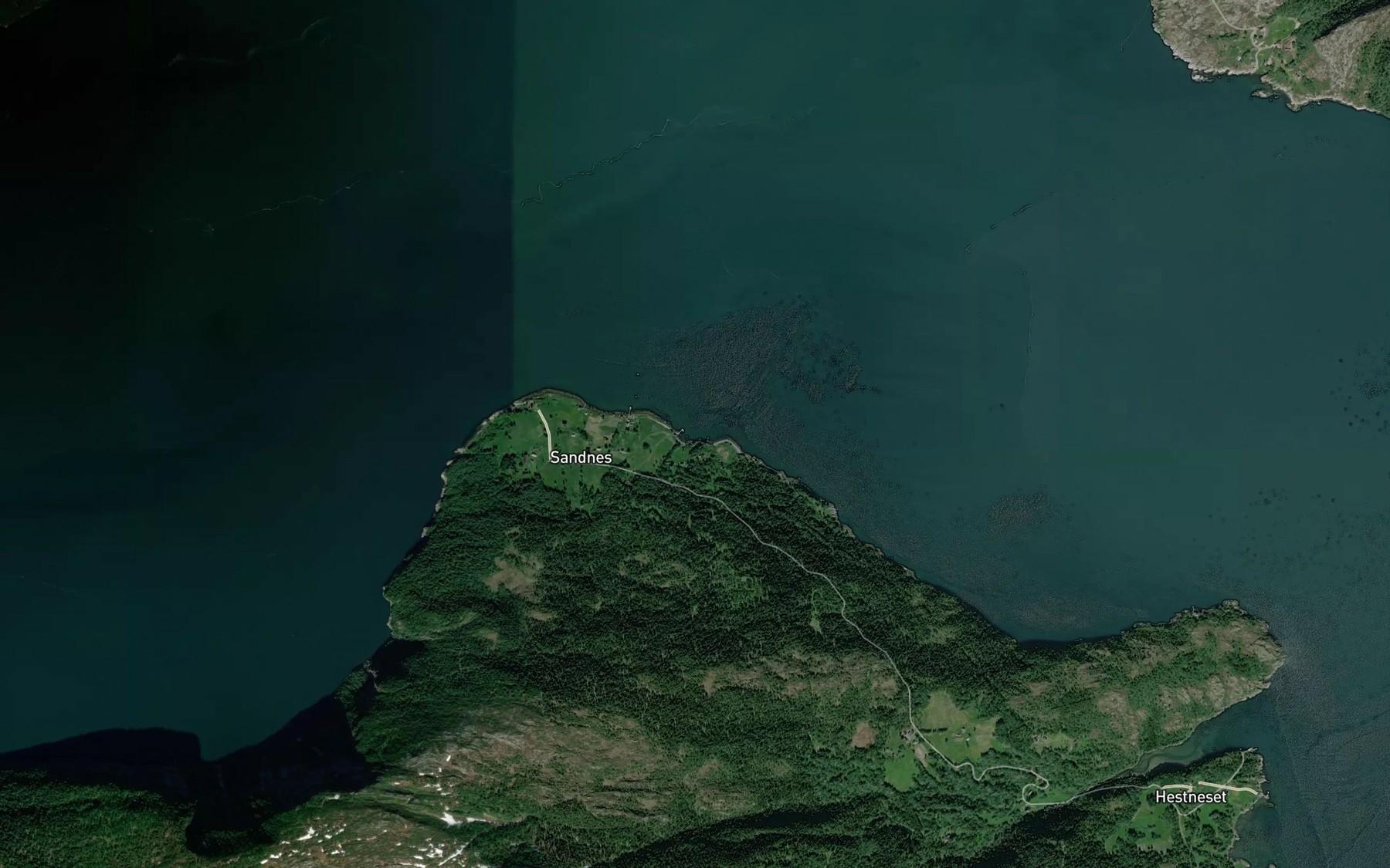 Satellite map of the Sandvika