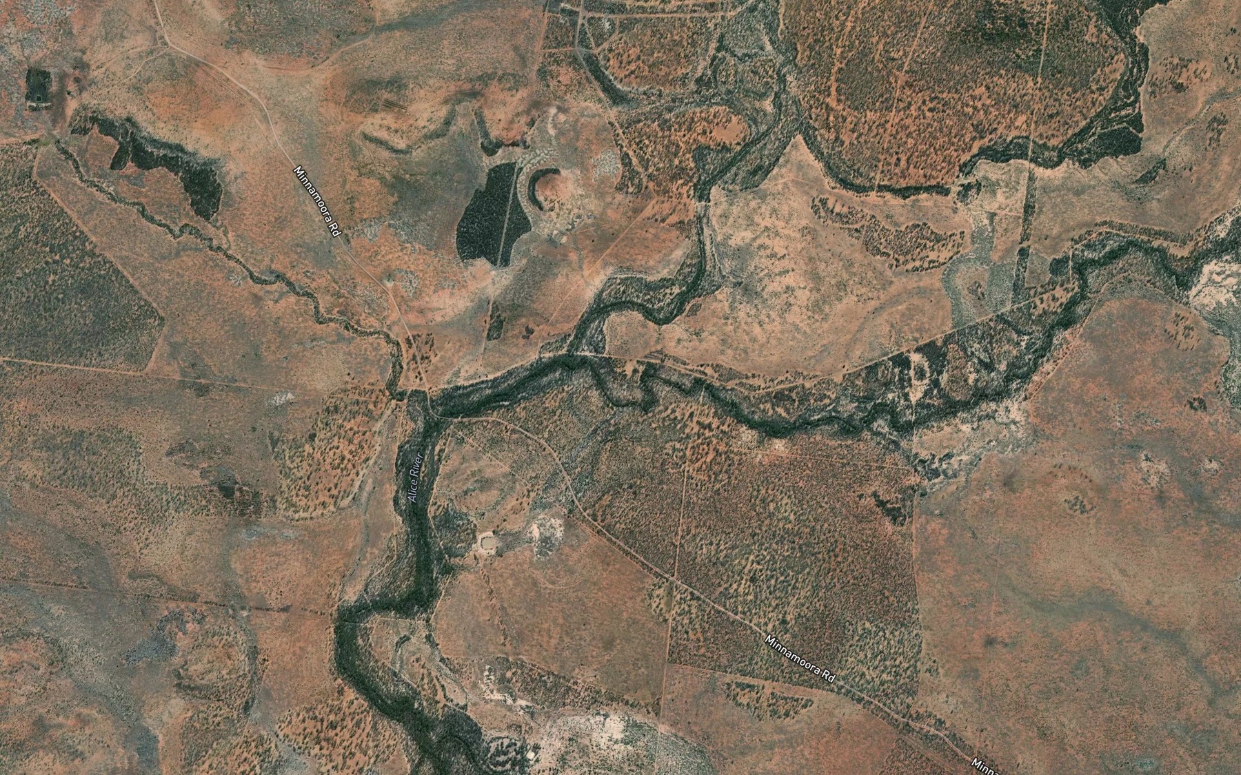 Satellite map of the Jordan Creek