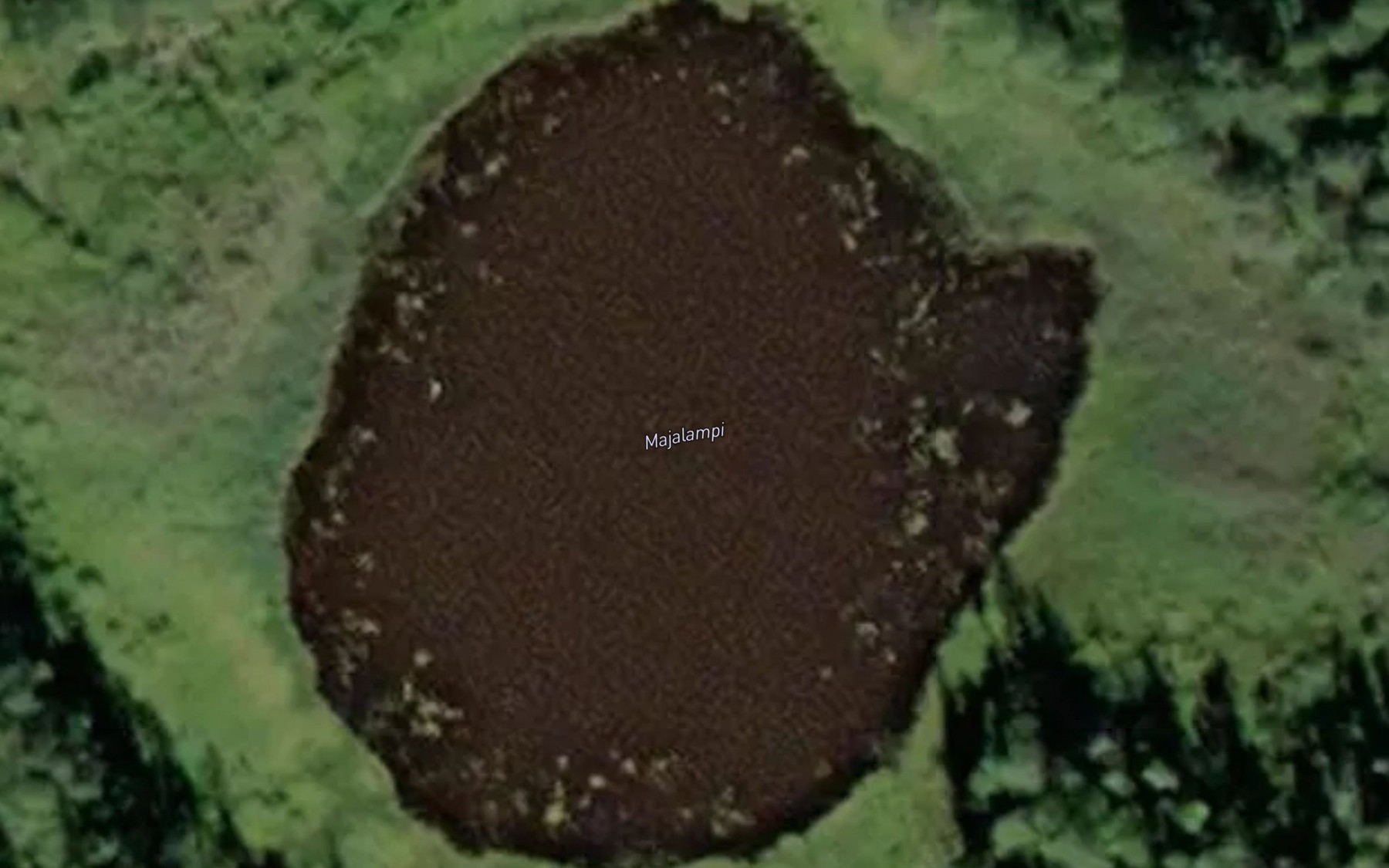 Satellite map of the Majalampi