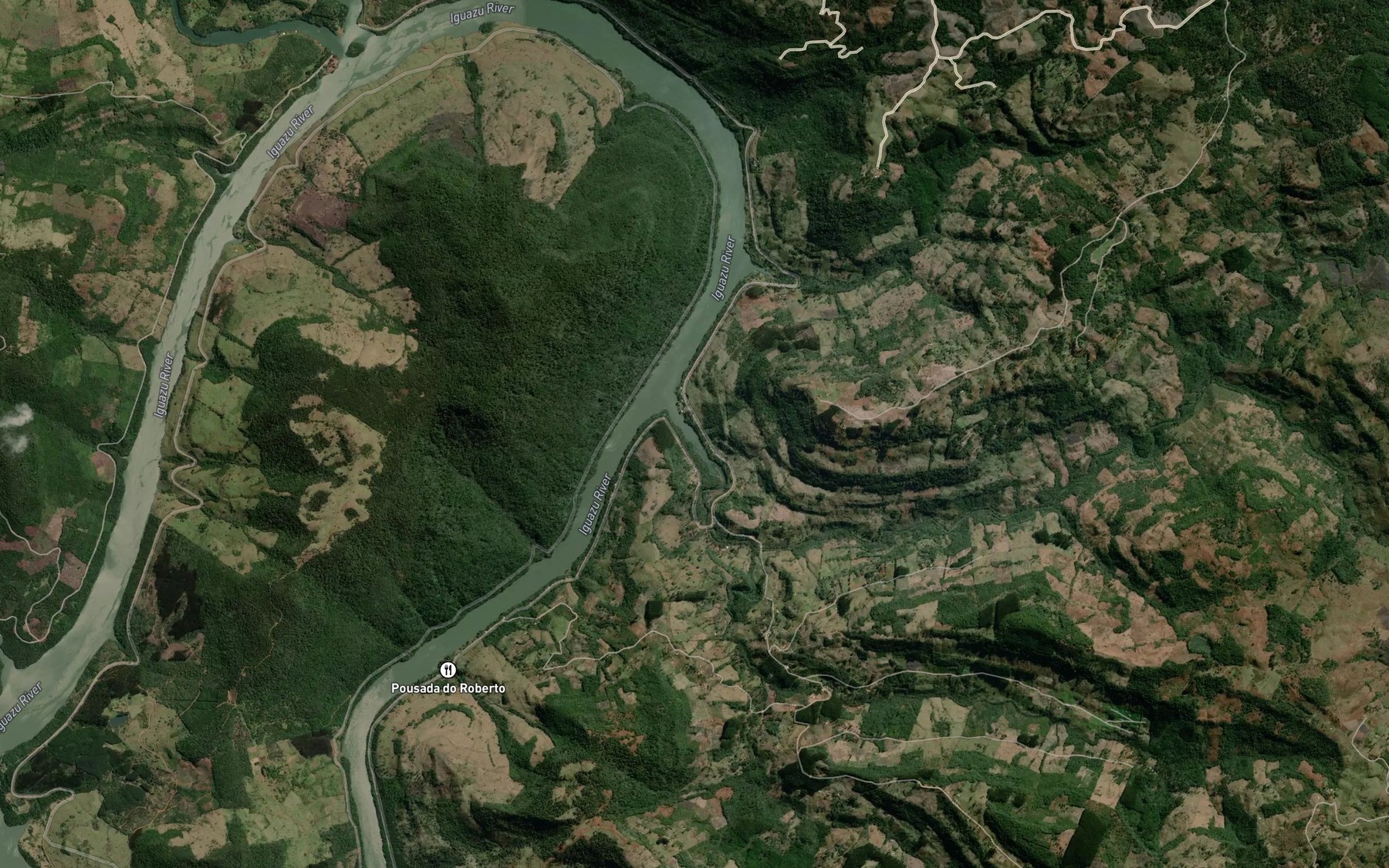 Satellite map of the Arroio Bonito