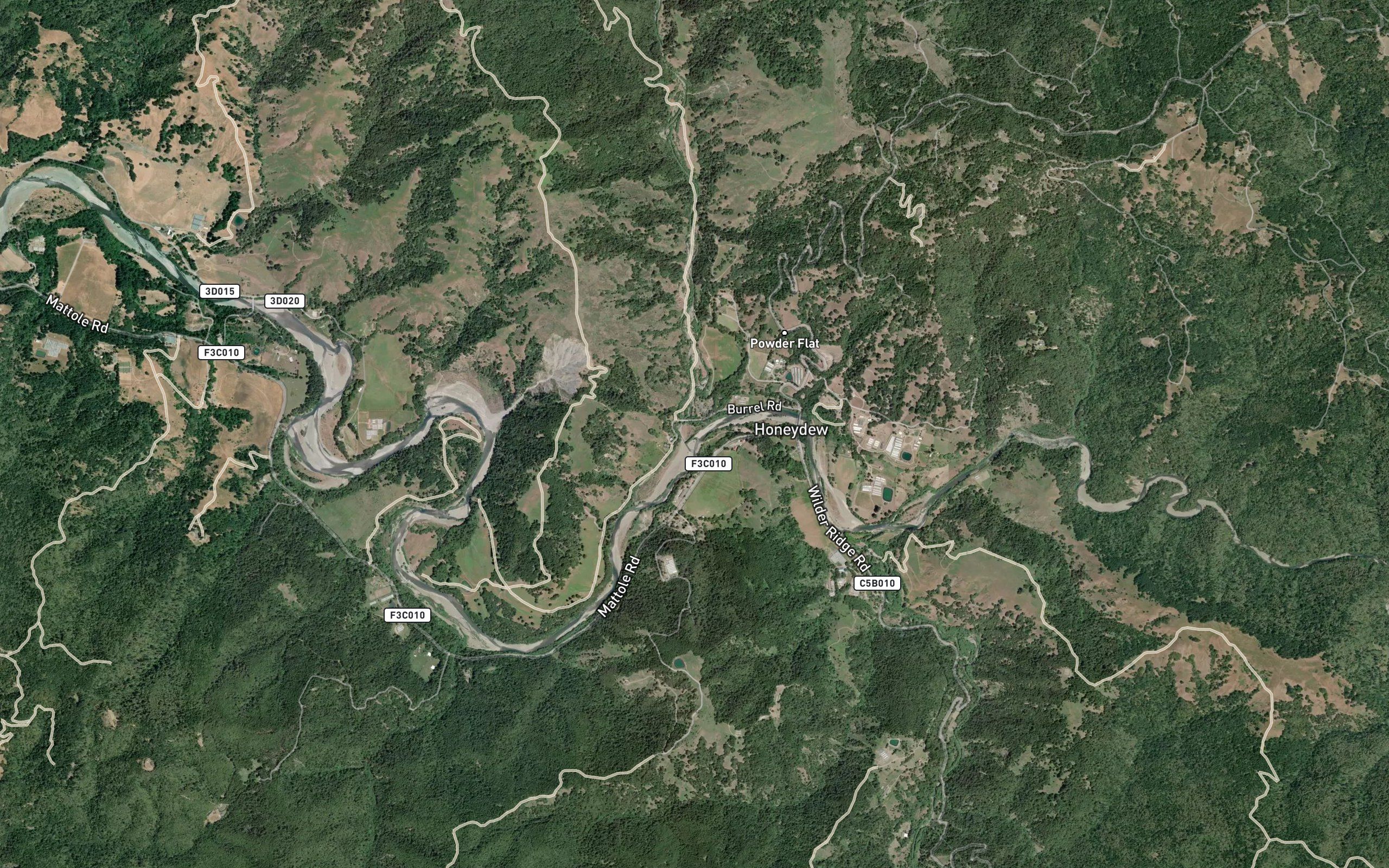 Upper North Fork Mattole River