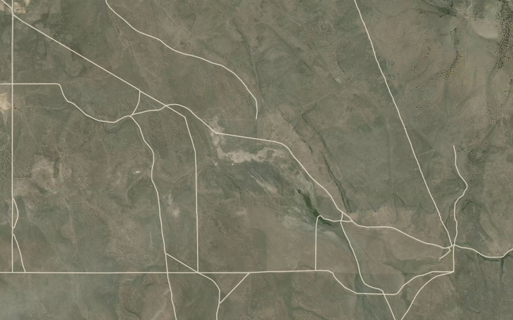 Satellite map of the Lost Creek