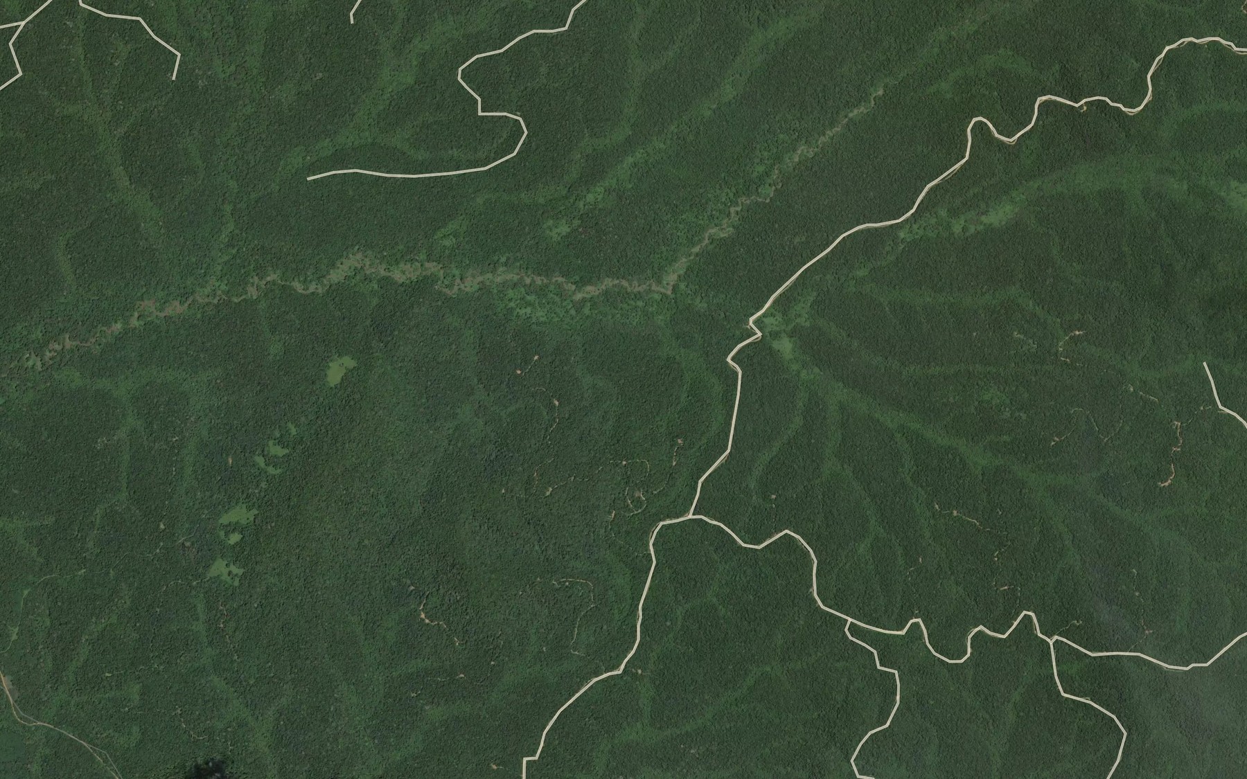 Satellite map of the Mvouoso